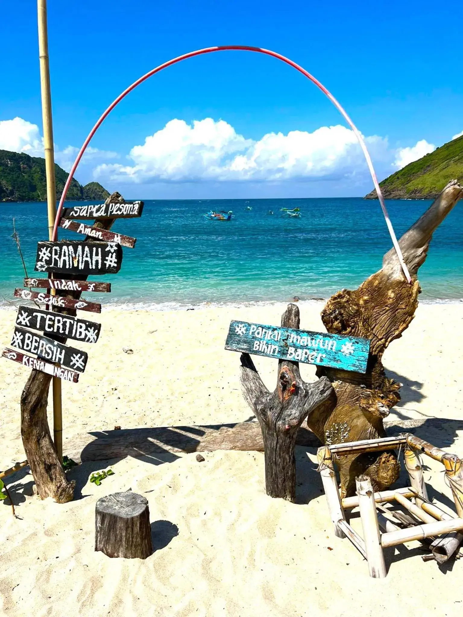 Sea view in Tiki Boutique Hotel Spa Lombok Sea view in Tiki Boutique Hotel Spa Lombok