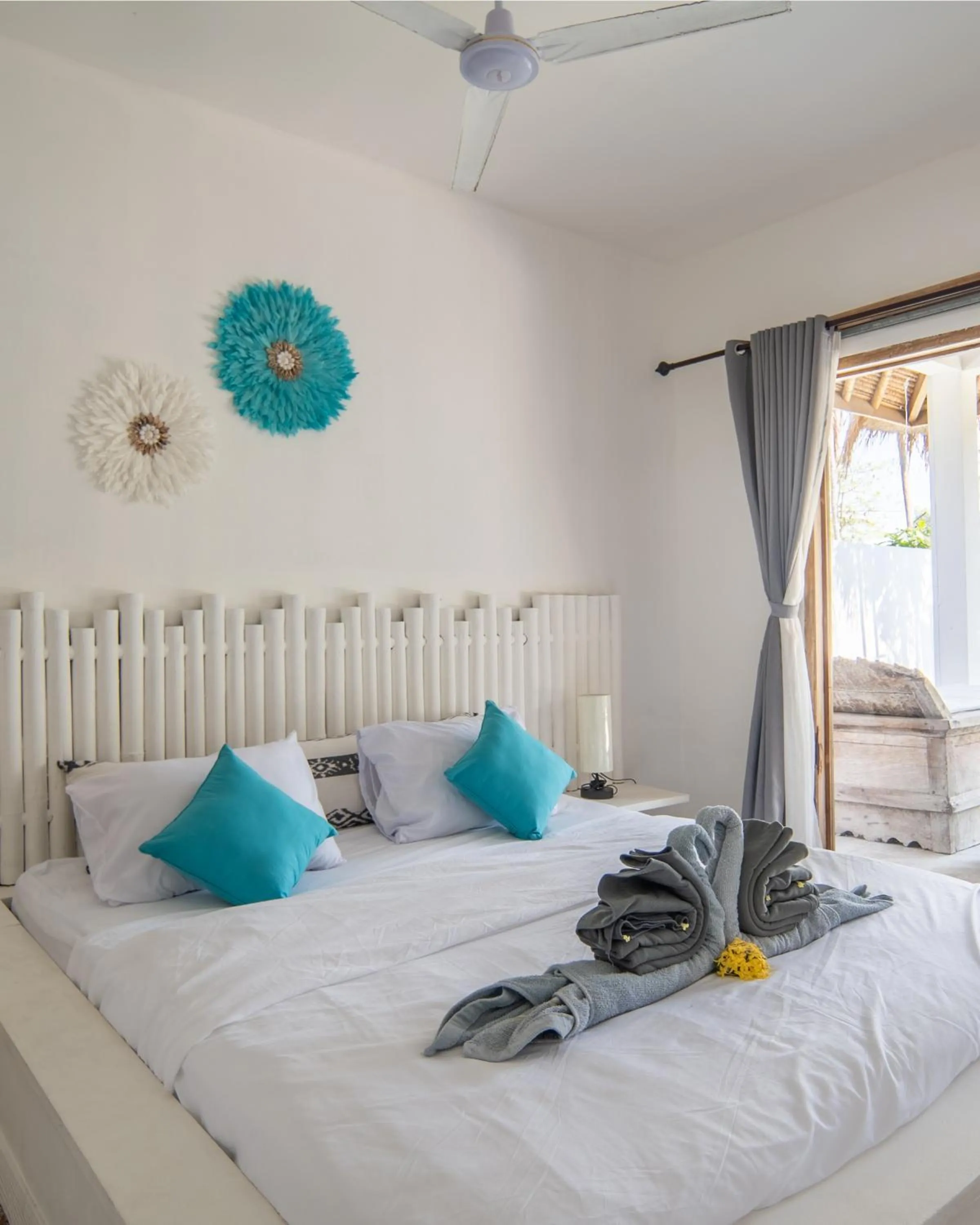 Bed in Tiki Boutique Hotel Spa Lombok