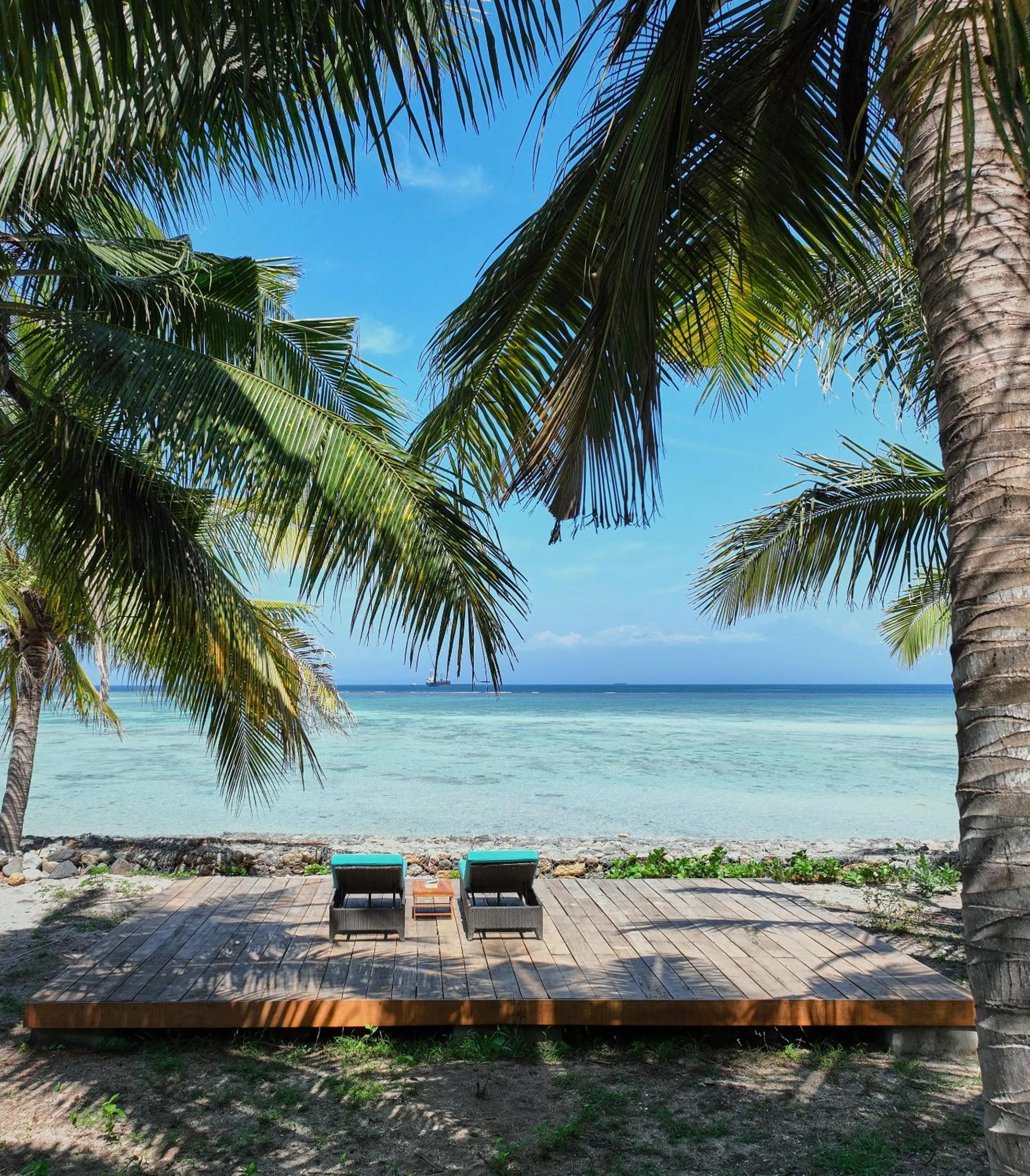 sunbed in Myamo Beach Lodge