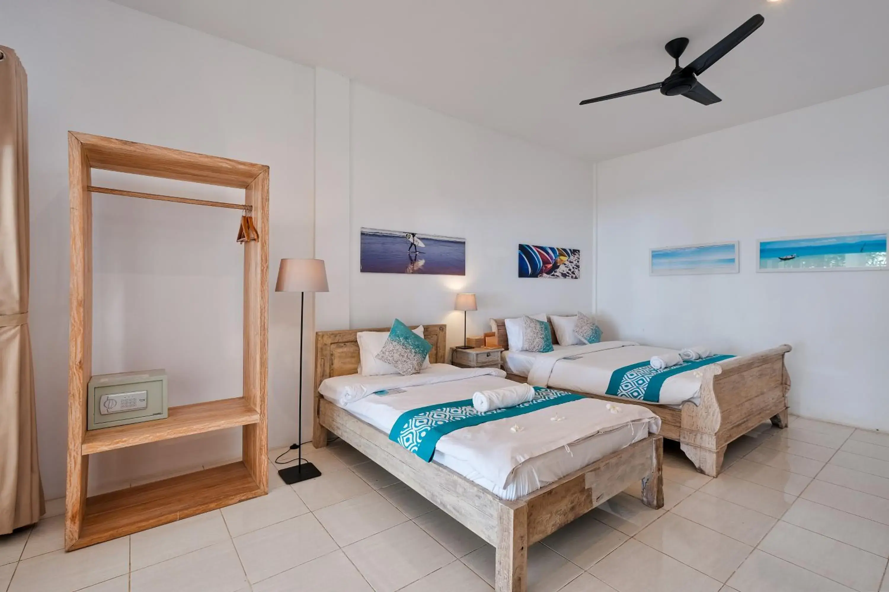 Bed in Myamo Beach Lodge Bed in Myamo Beach Lodge