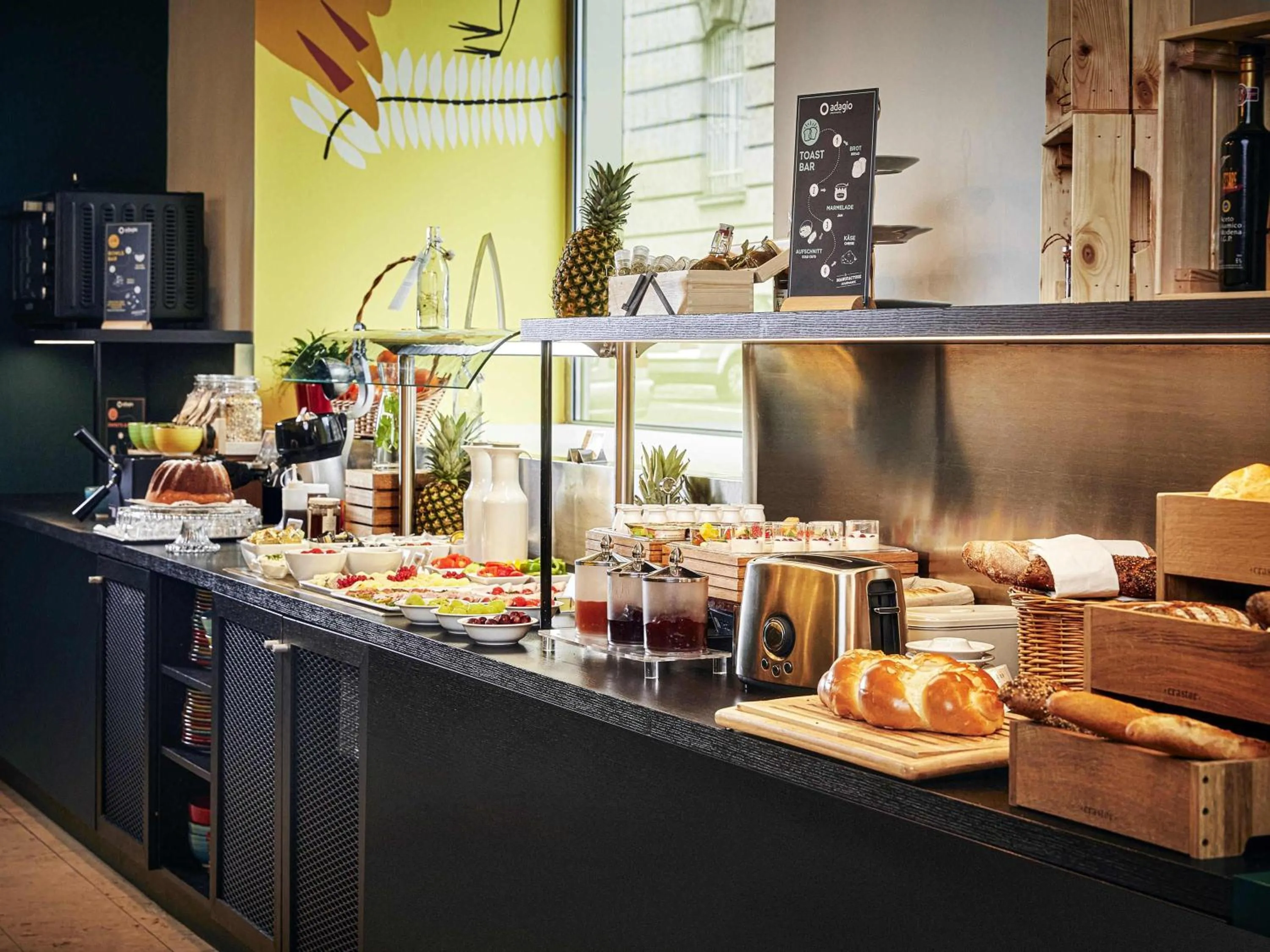 Breakfast in Aparthotel Adagio Vienna City