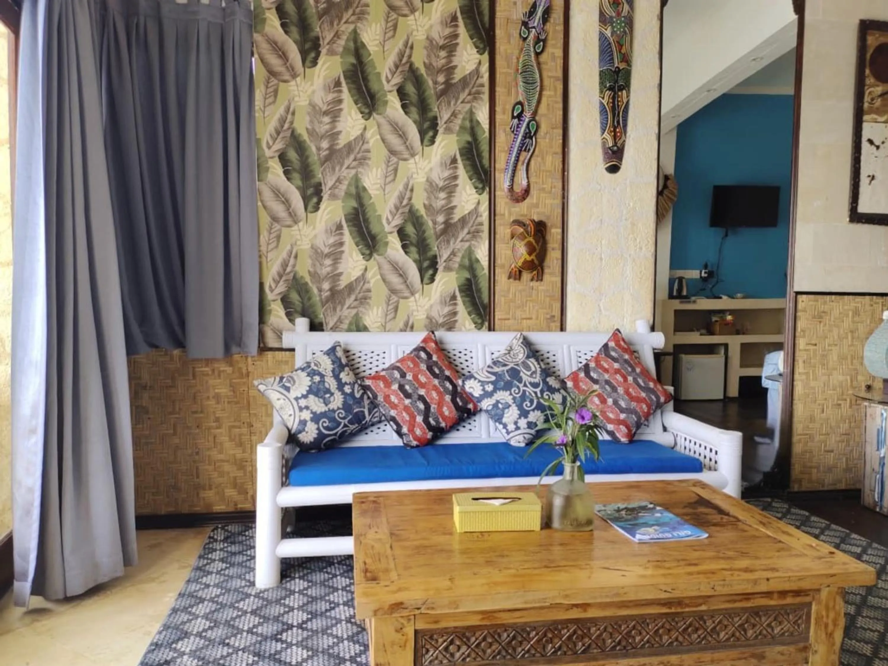 Living room in Villa Umbrella Lombok