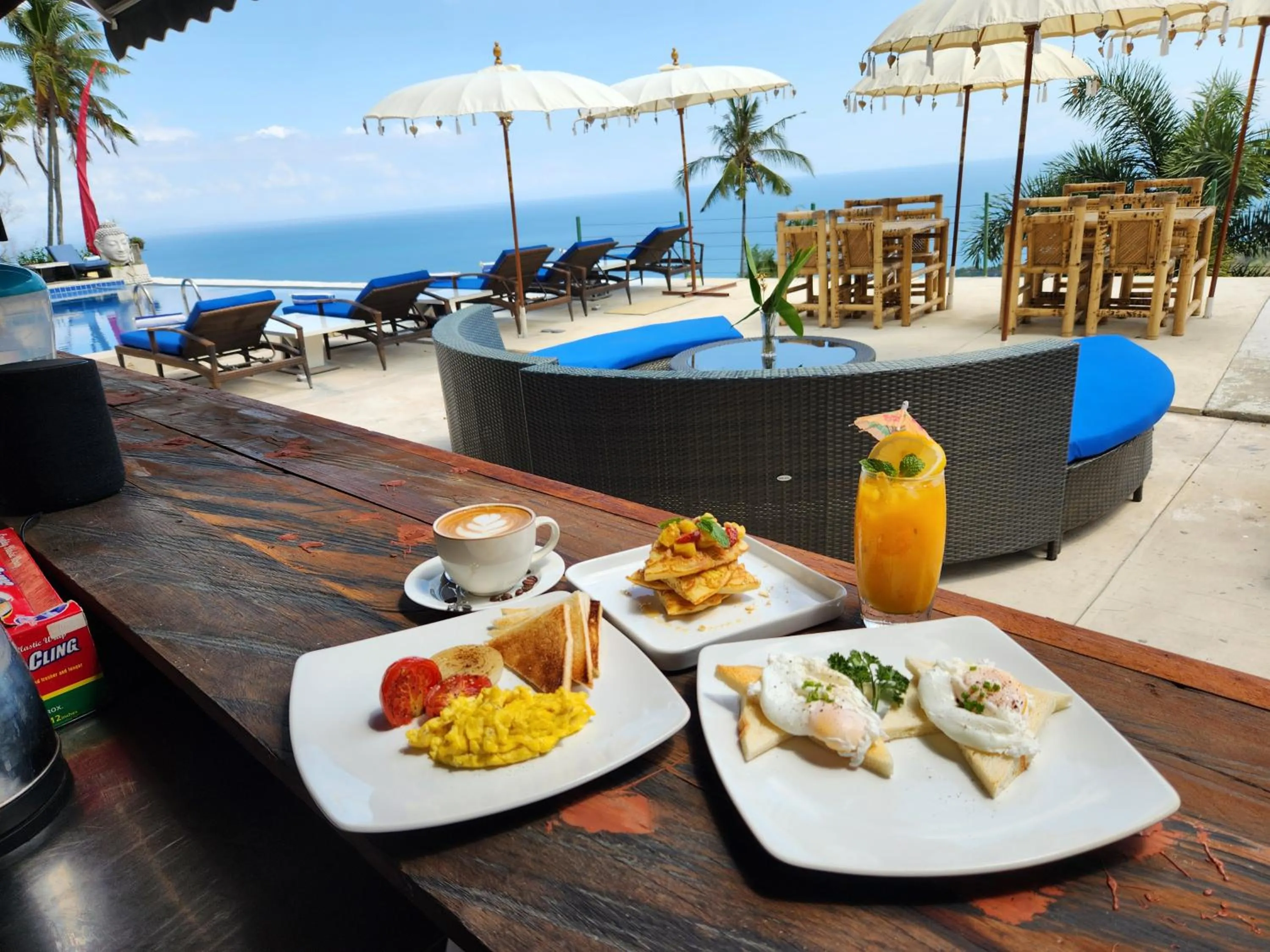 Restaurant/places to eat in Villa Umbrella Lombok