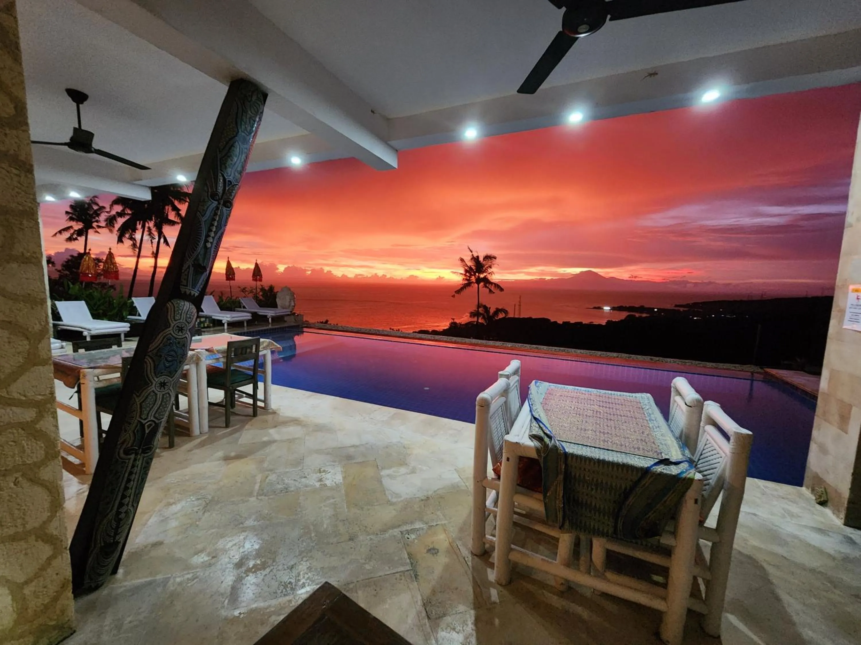 Natural landscape in Villa Umbrella Lombok