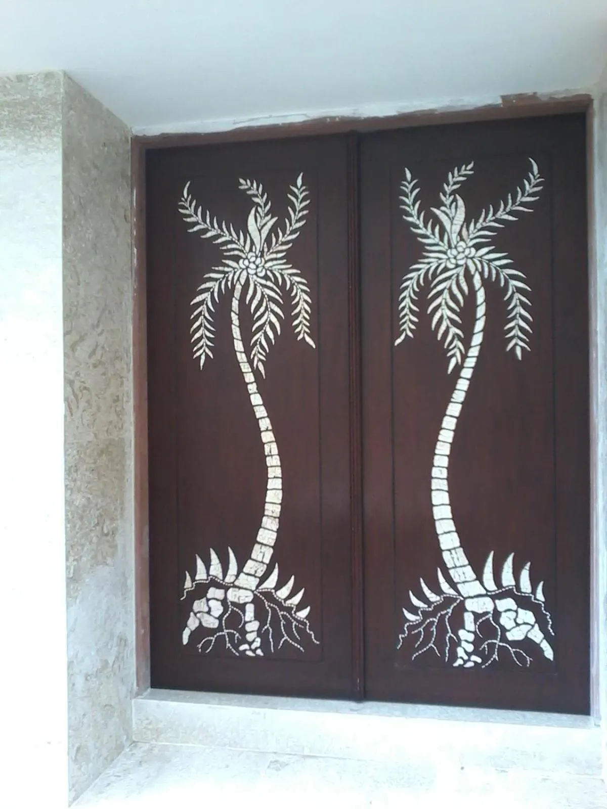 Decorative detail in Villa Umbrella Lombok