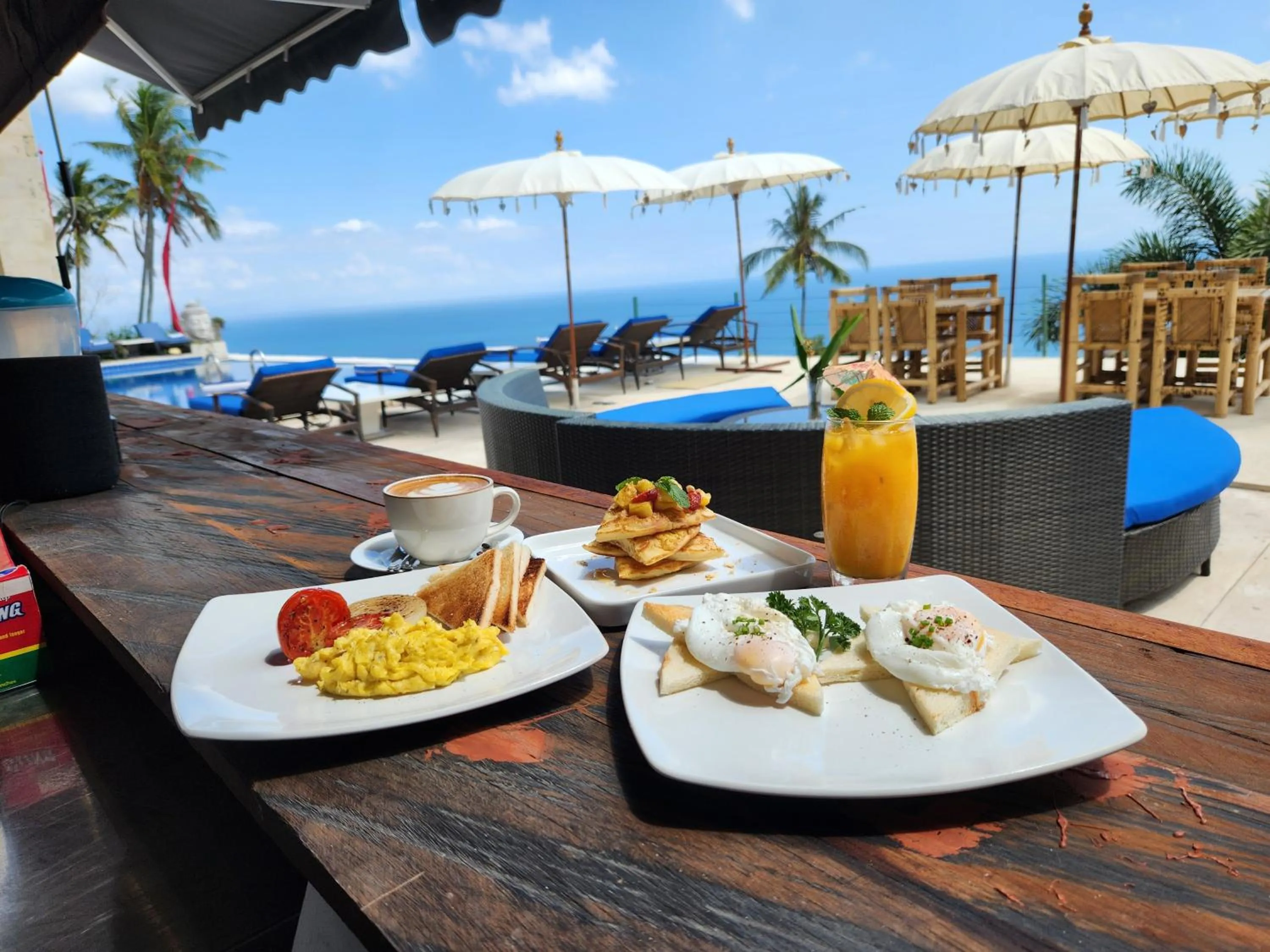 Food and drinks in Villa Umbrella Lombok