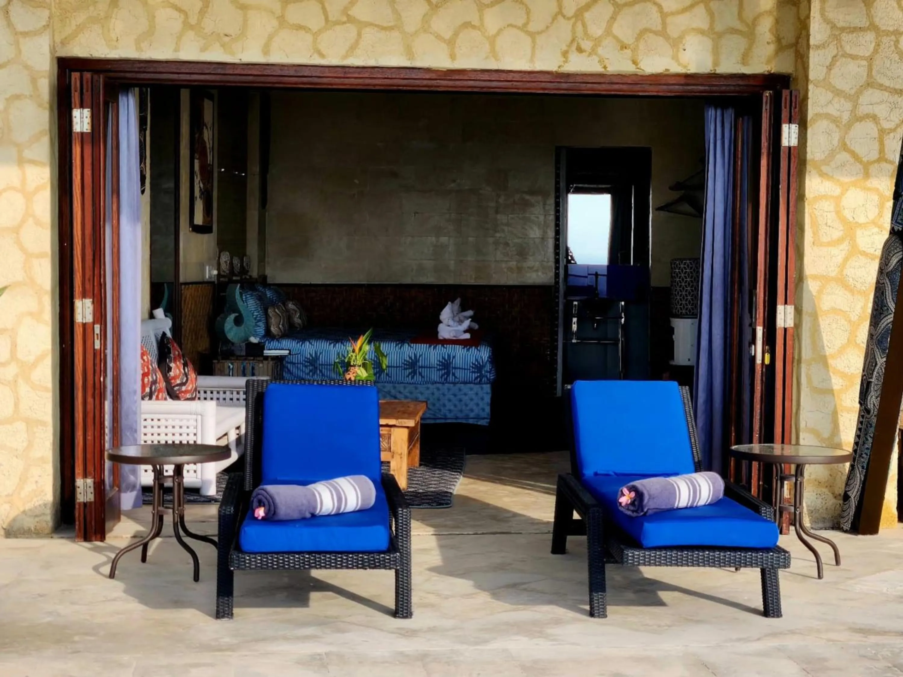 sunbed in Villa Umbrella Lombok