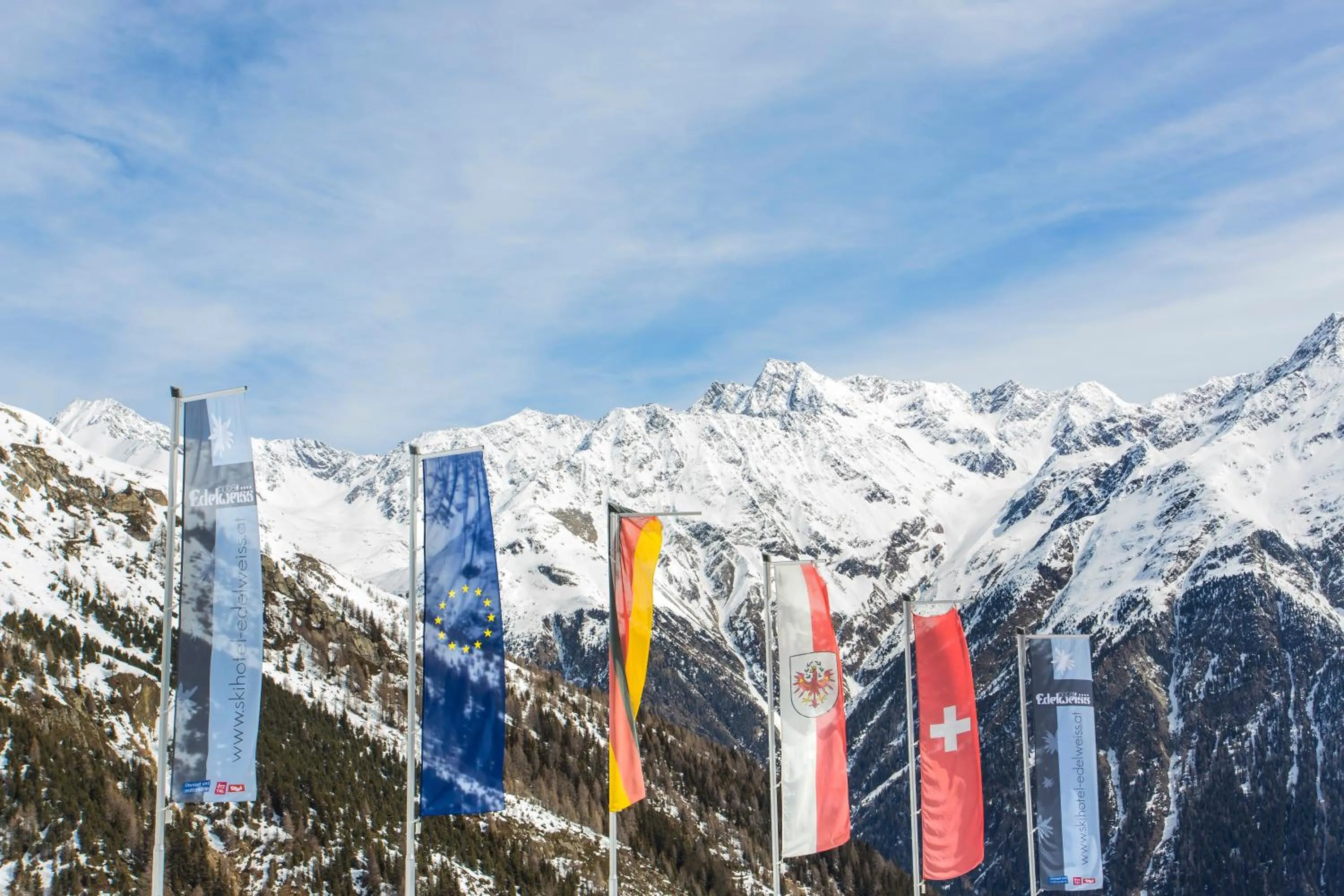 Mountain view in Hotel Edelweiss Hochsölden Superior