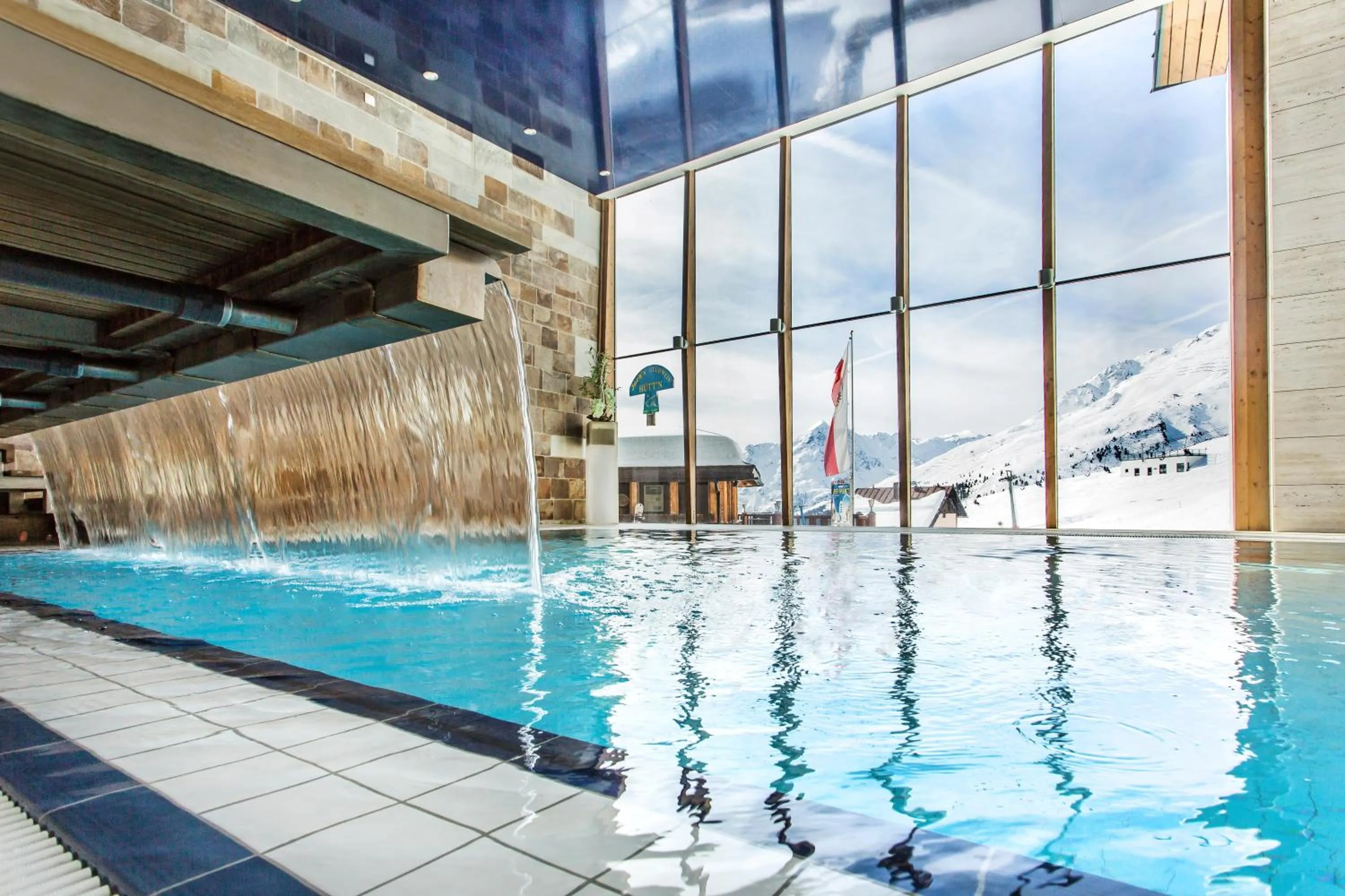 Swimming pool in Hotel Edelweiss Hochsölden Superior