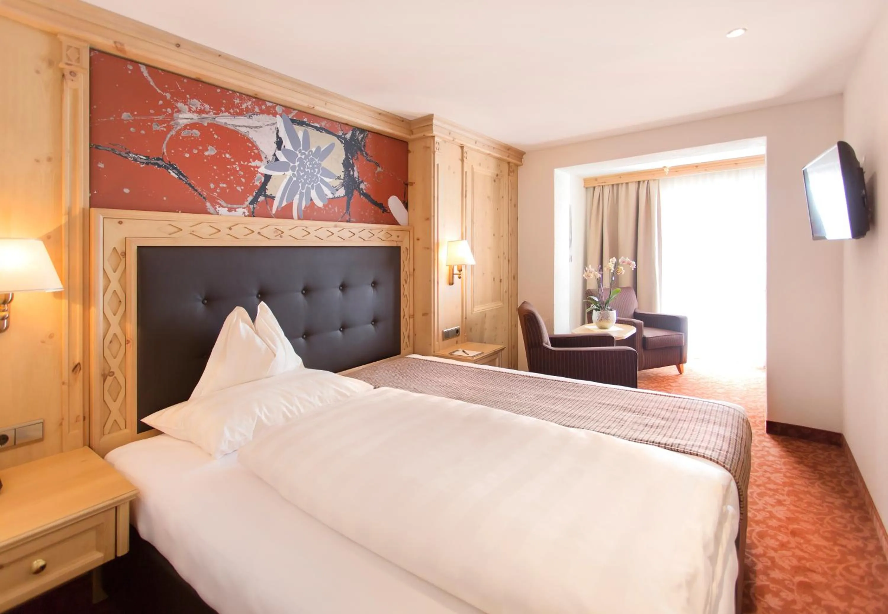 Bed in Hotel Edelweiss Hochsölden Superior