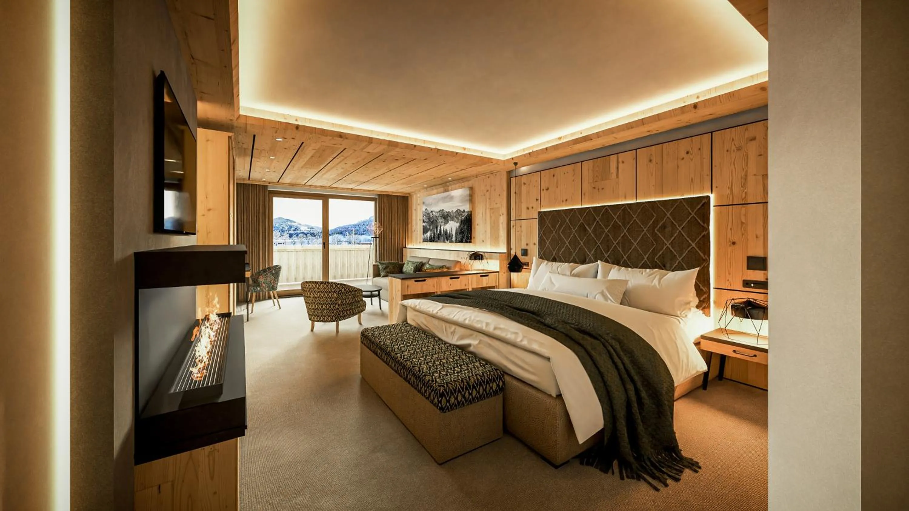 Photo of the whole room, Bed in Hotel Edelweiss Hochsölden Superior