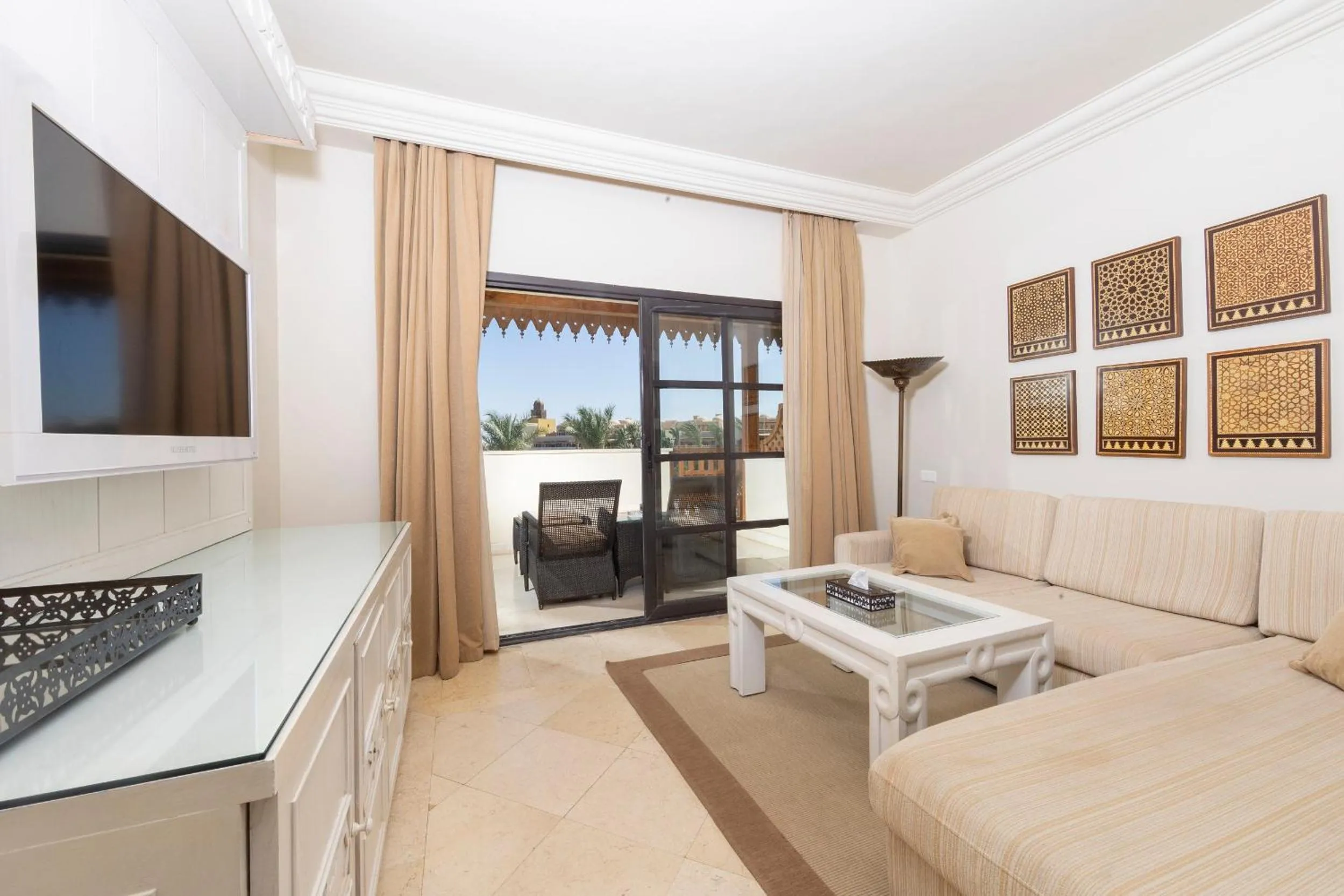 Bedroom in The Makadi Spa Hotel - Couples Only 18 Years Plus