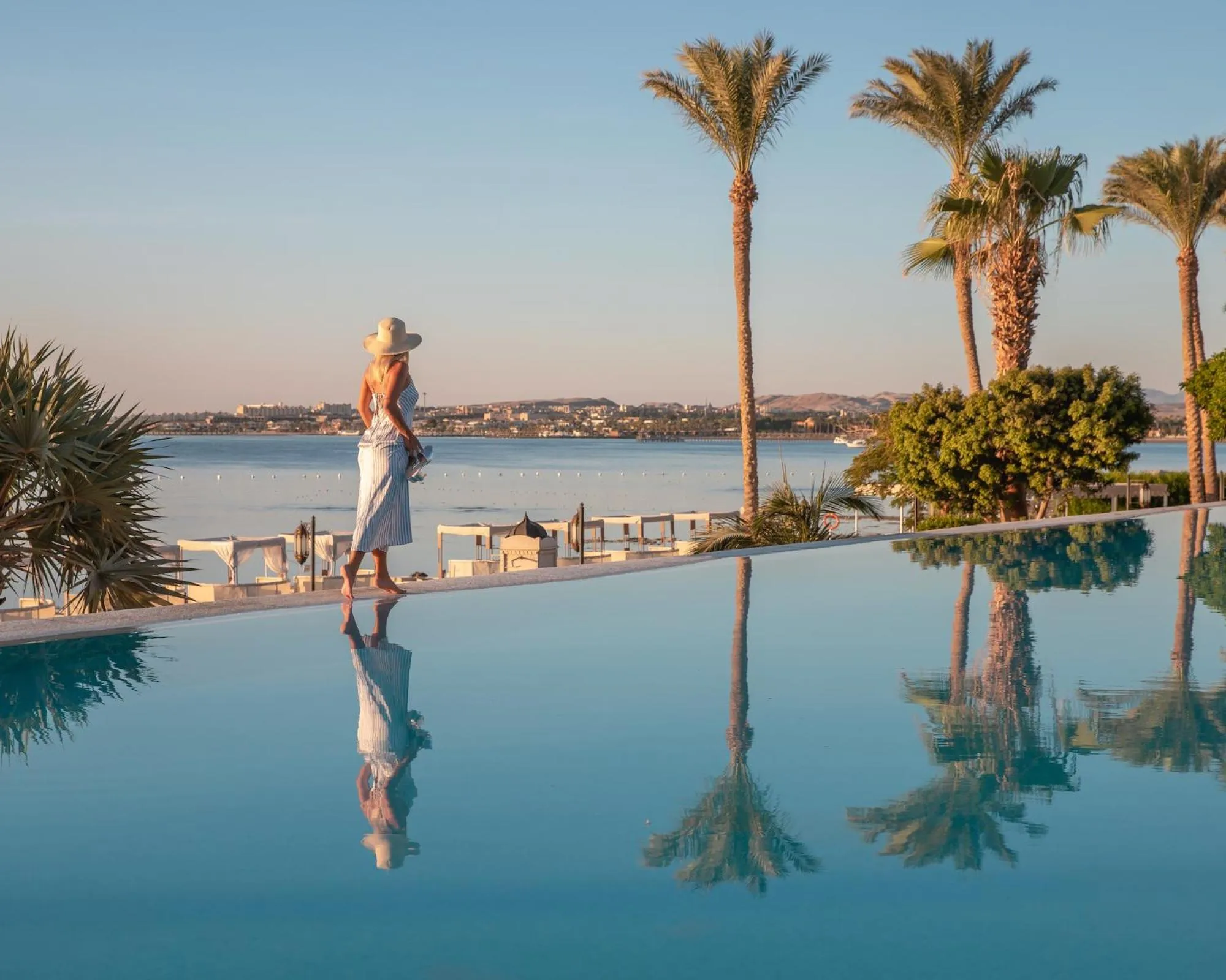 Swimming pool in The Makadi Spa Hotel - Couples Only 18 Years Plus