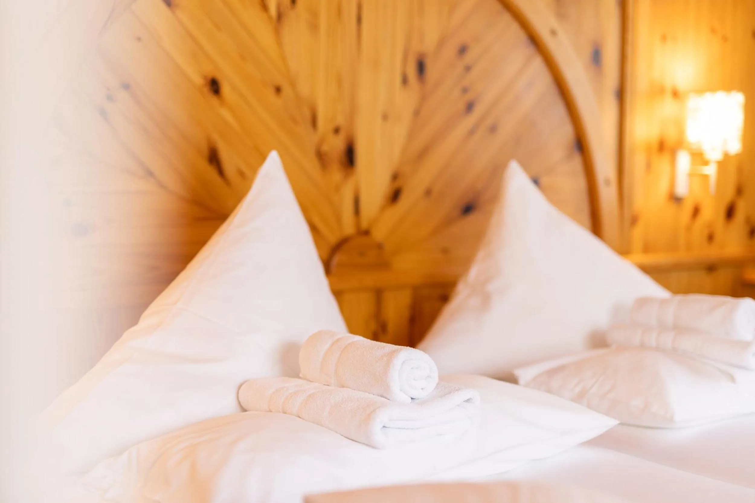 Bed in Hotel Berghof