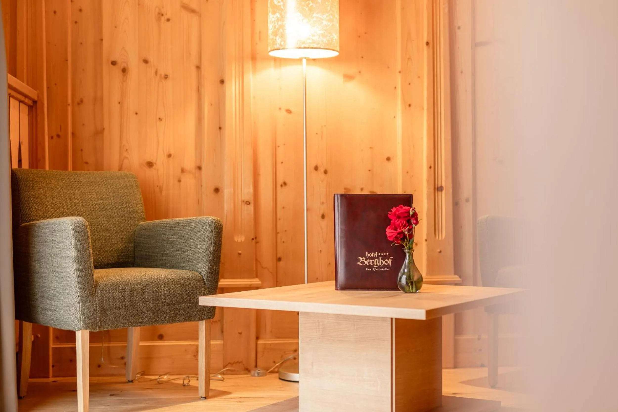 Seating area in Hotel Berghof