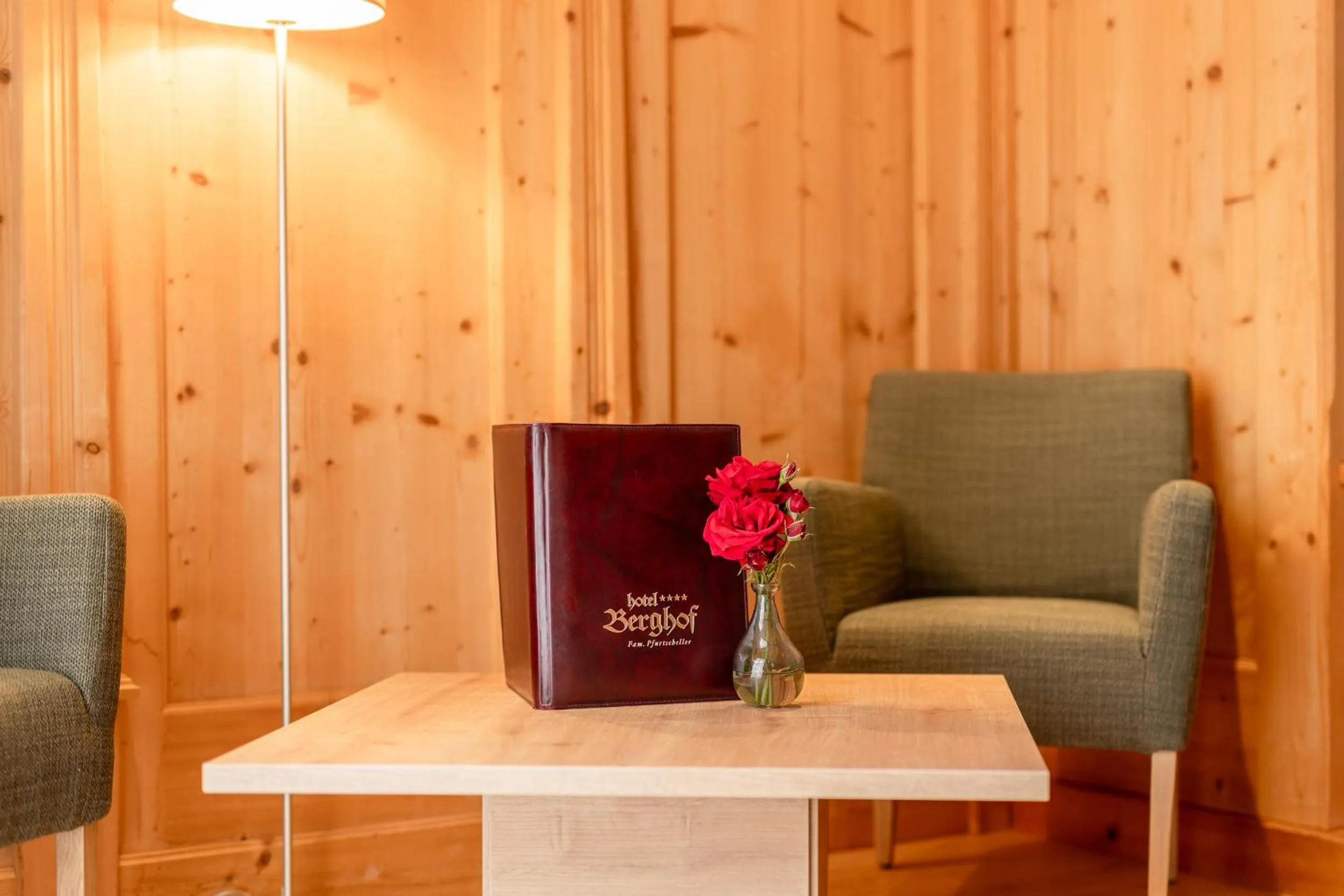 Seating area in Hotel Berghof