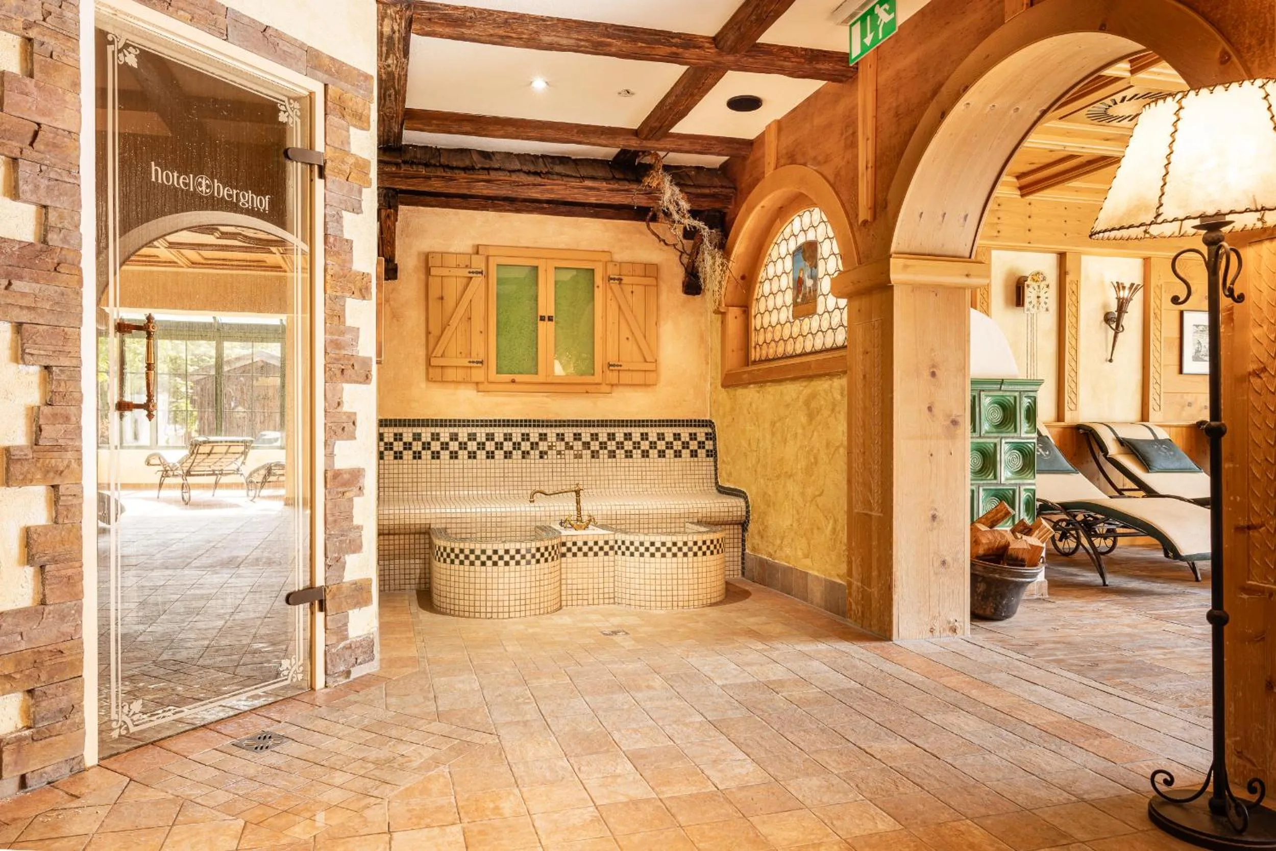 Steam room in Hotel Berghof