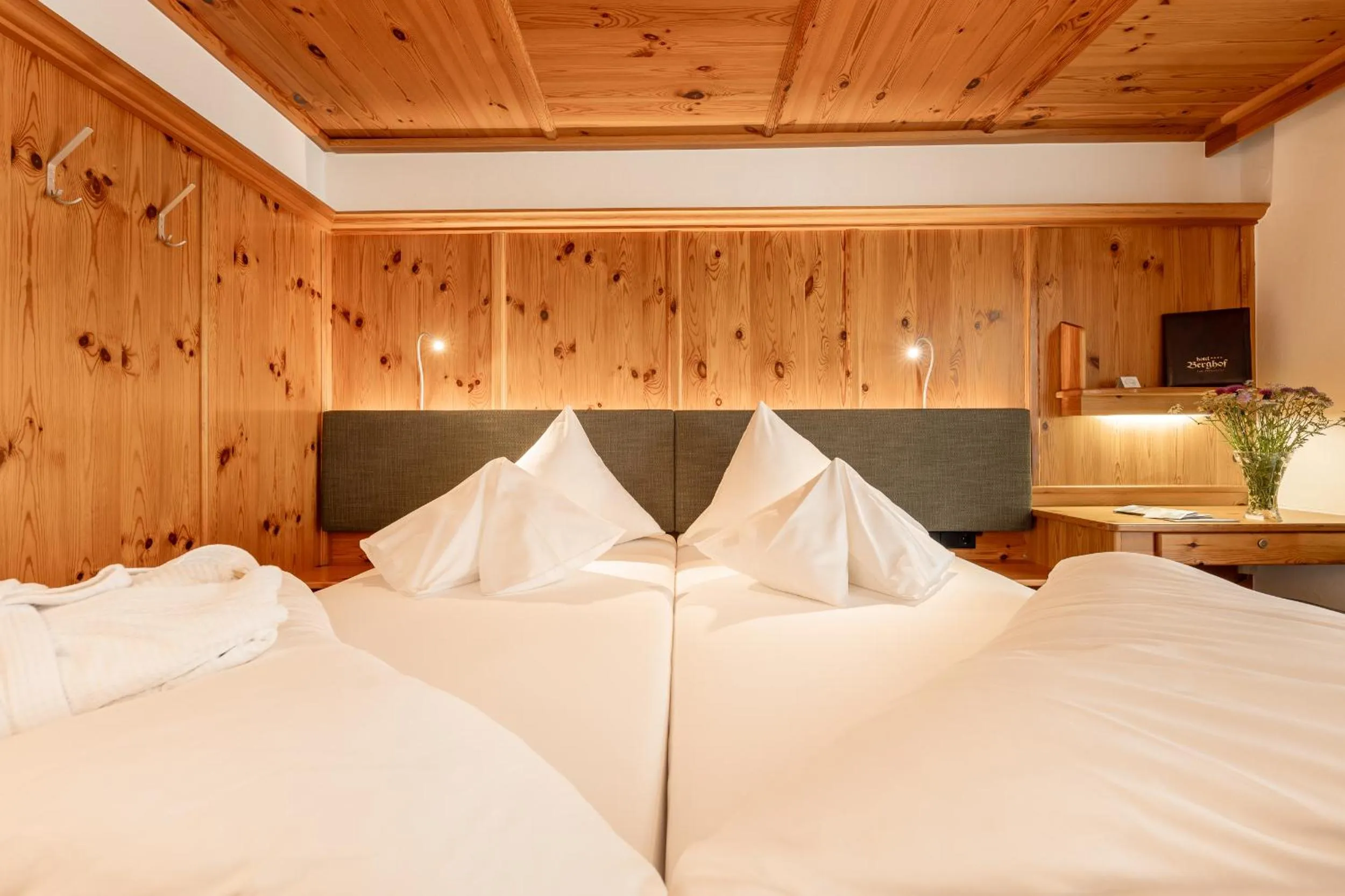 Bed in Hotel Berghof