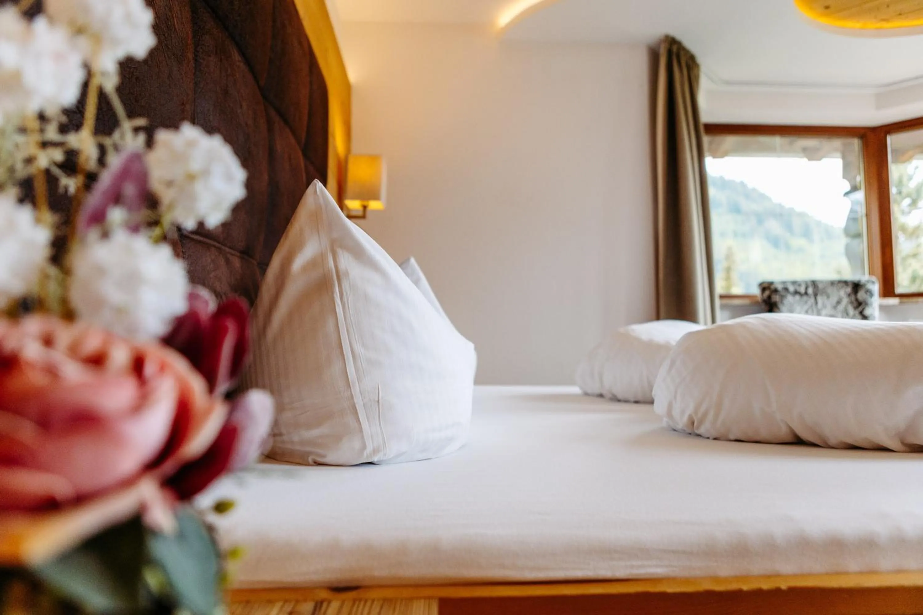 Bed in Hotel Klockerhof