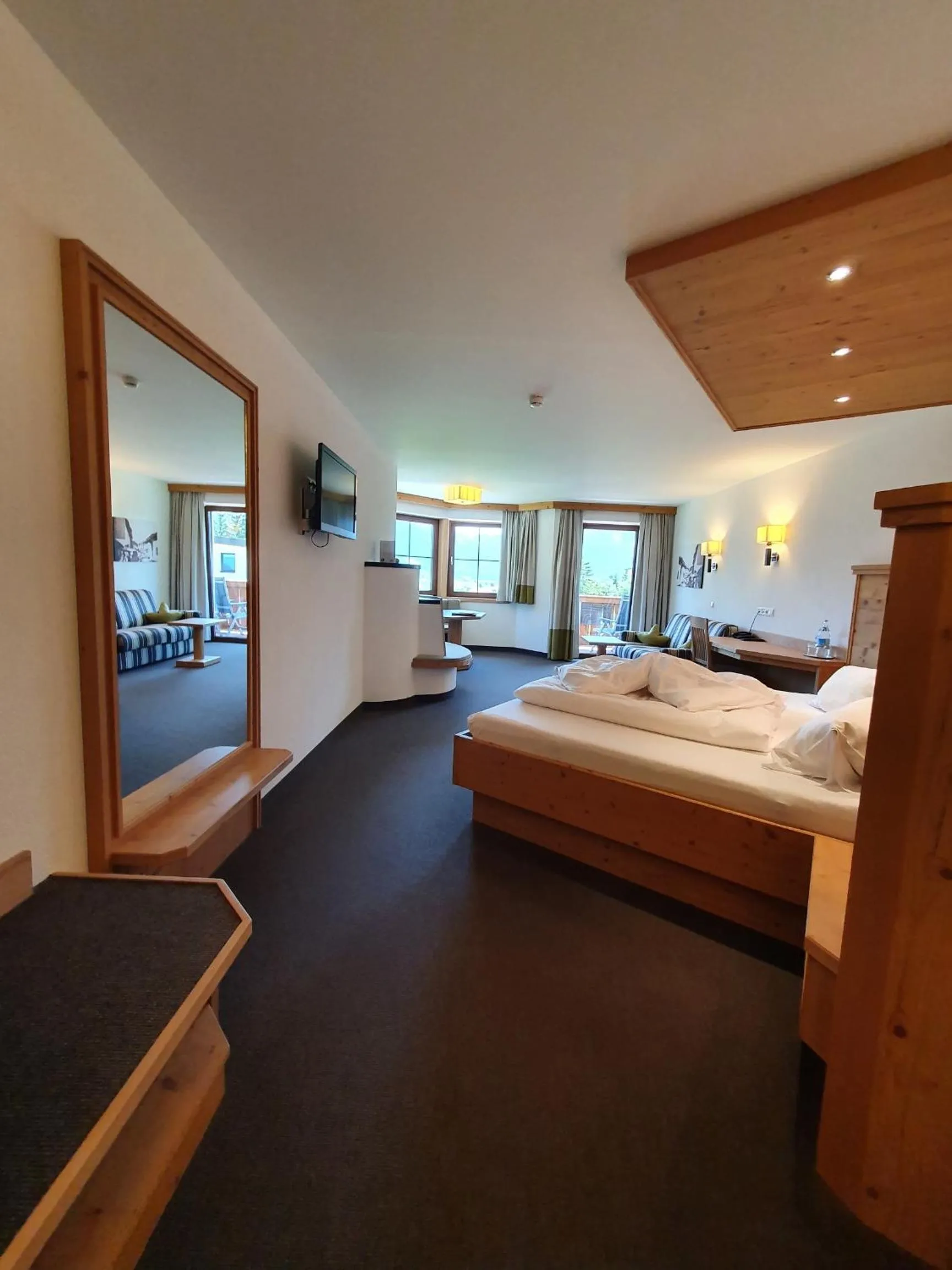 Bed in Hotel Klockerhof