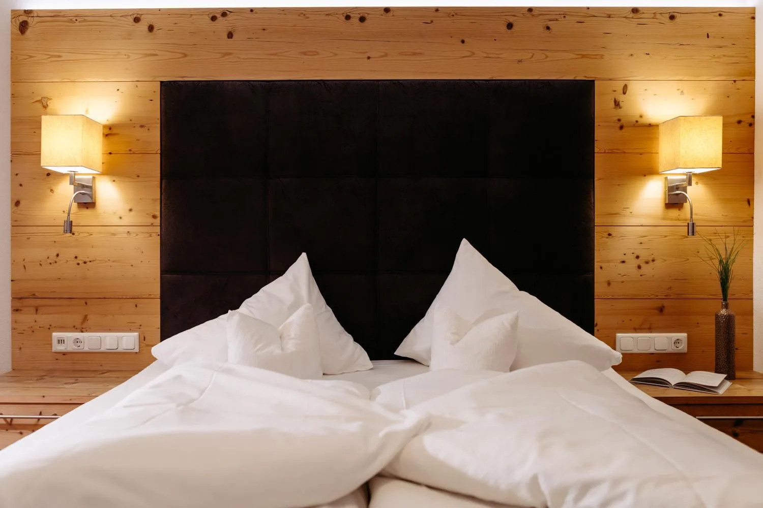 Bed in Hotel Klockerhof