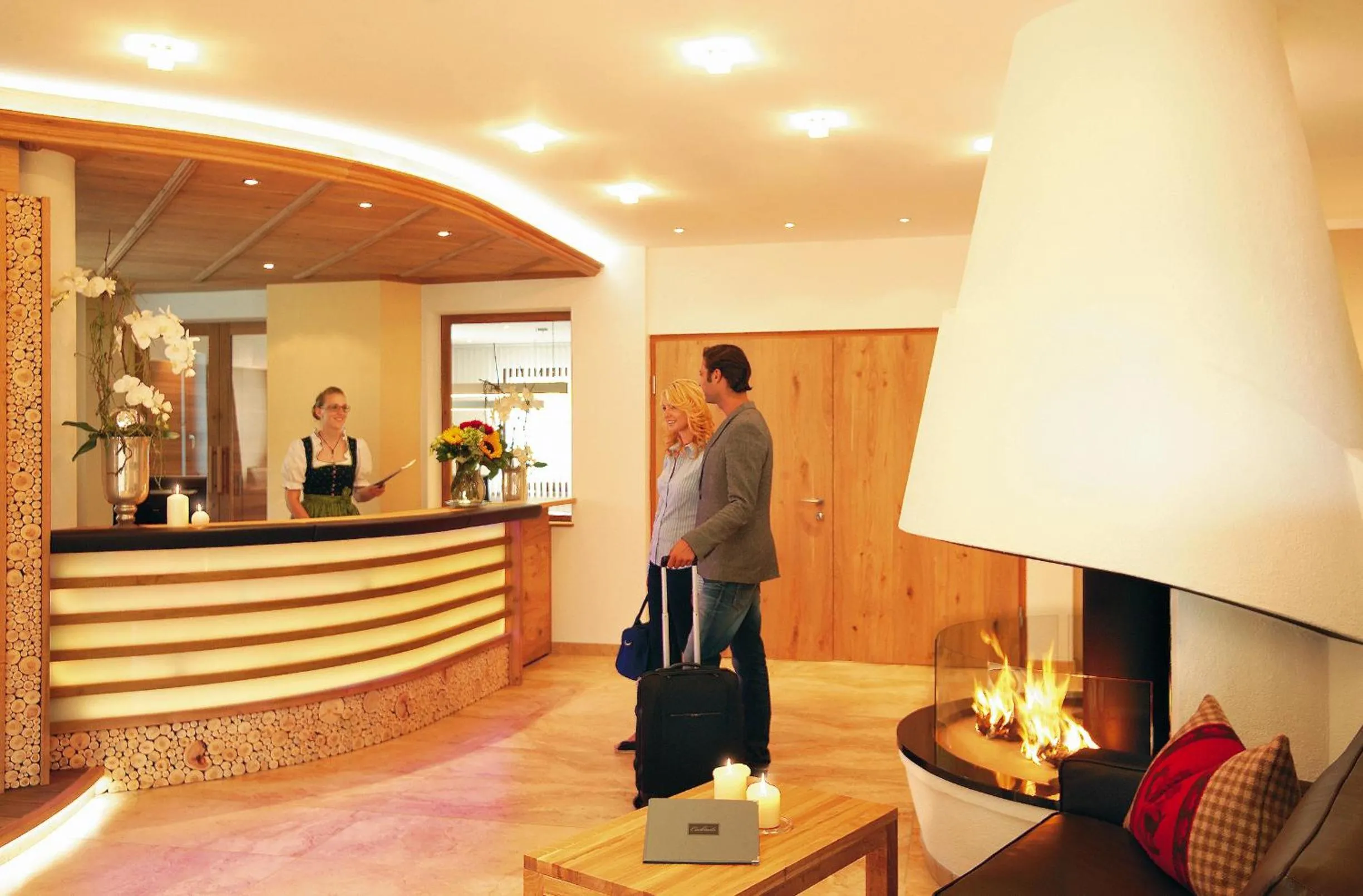 Lobby or reception in Hotel Klockerhof