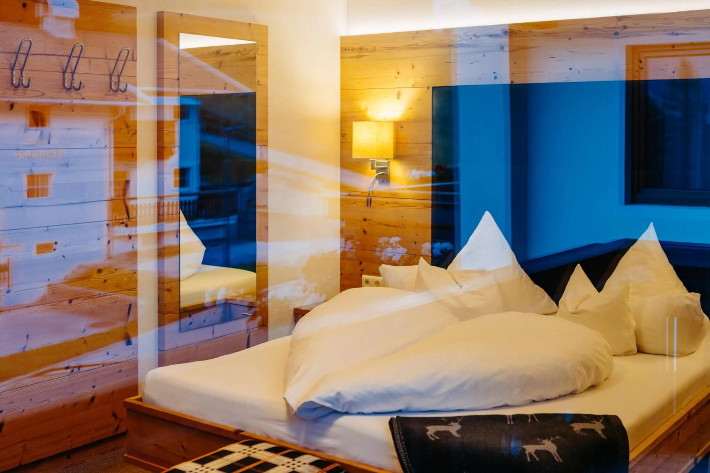 Bed in Hotel Klockerhof