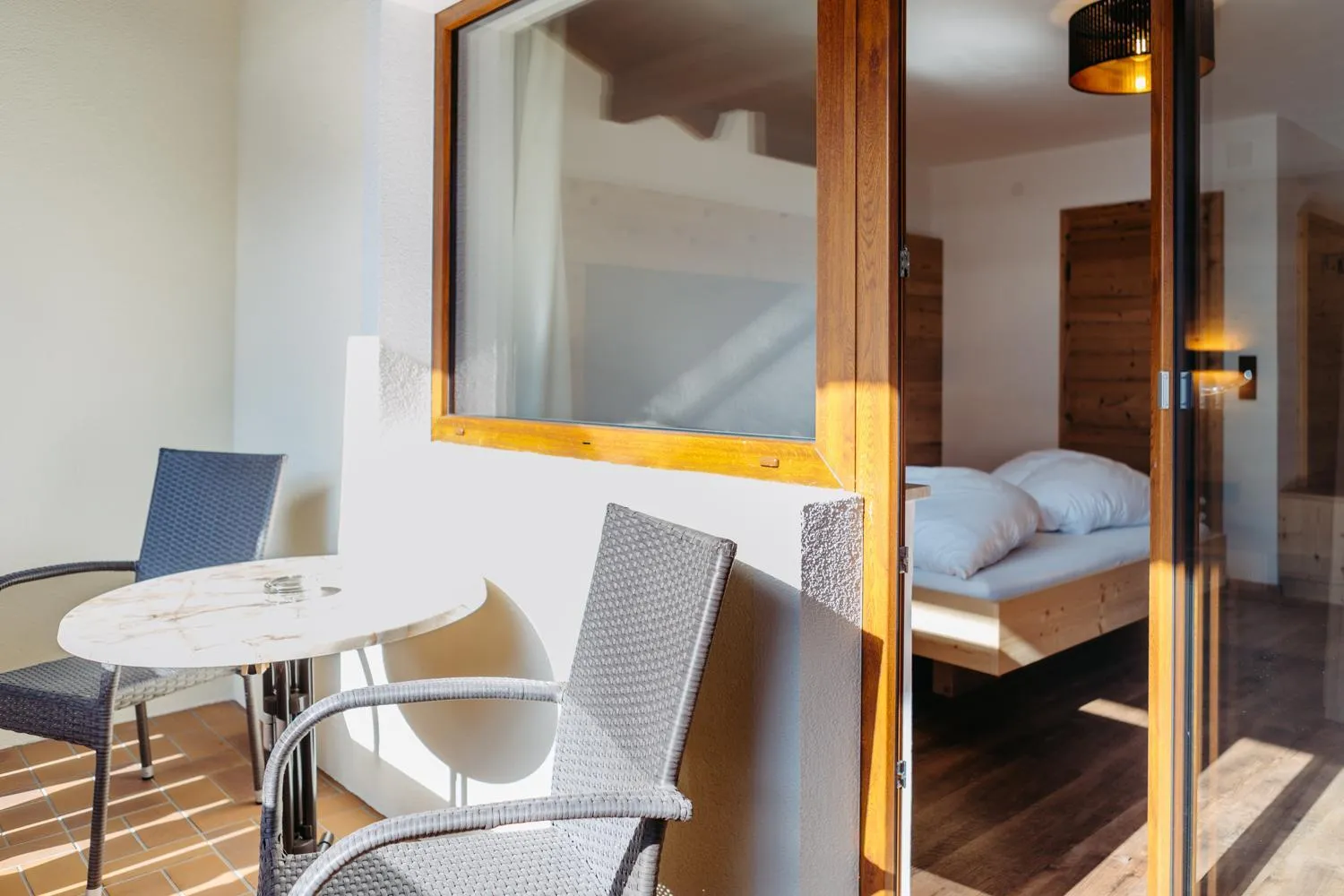 Bed in Hotel Klockerhof