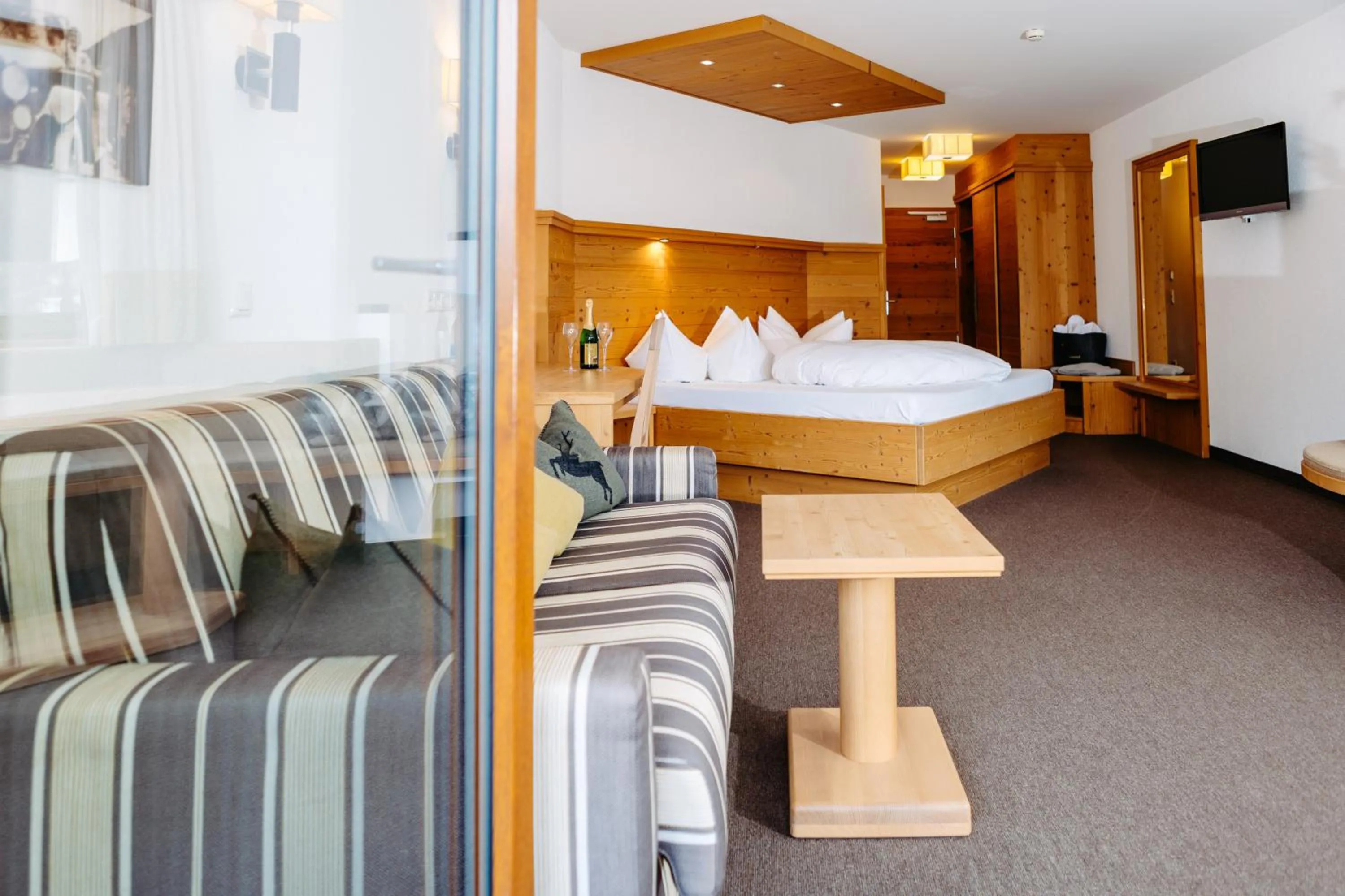 Bed in Hotel Klockerhof