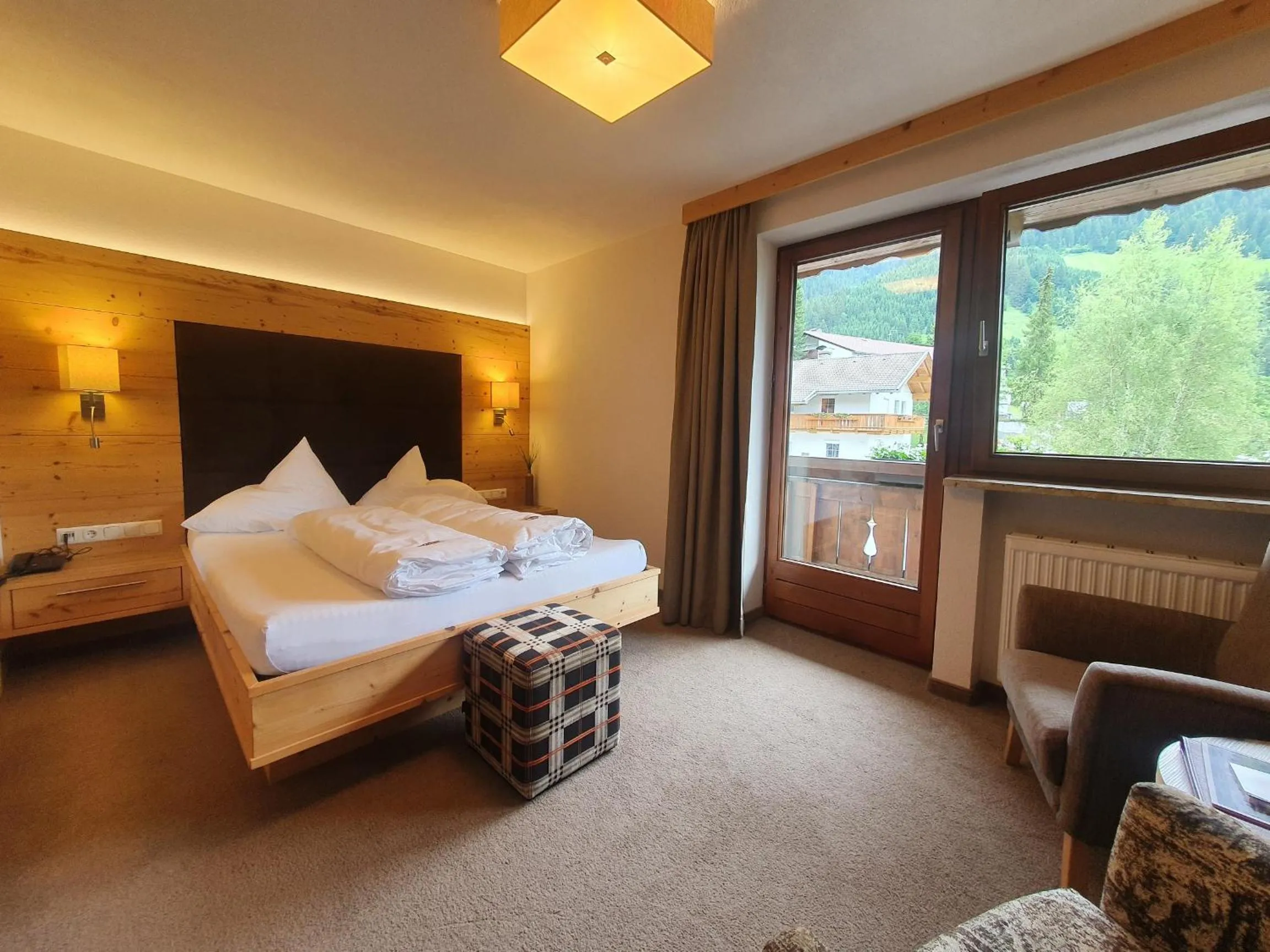 Bed in Hotel Klockerhof