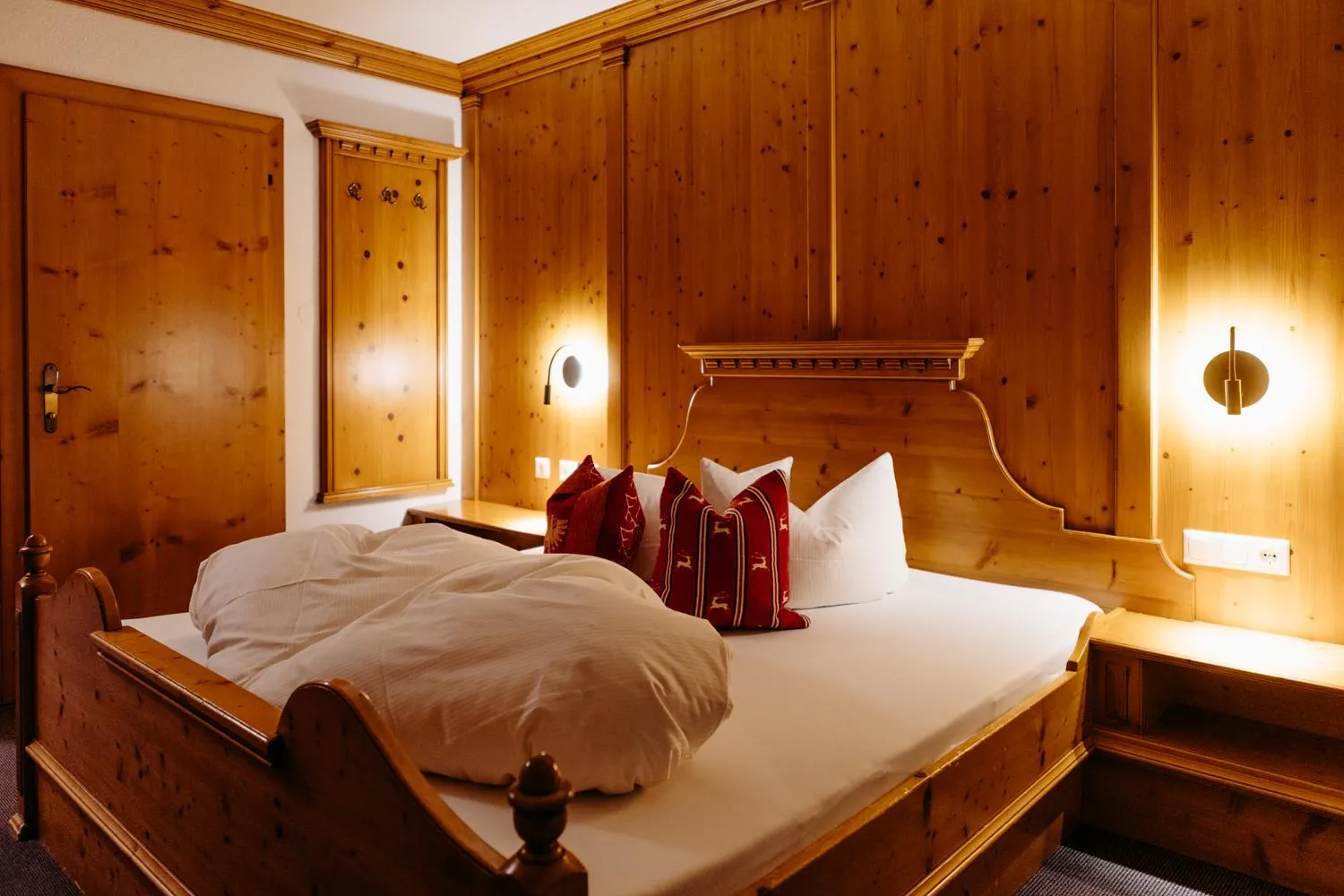 Bed in Hotel Klockerhof