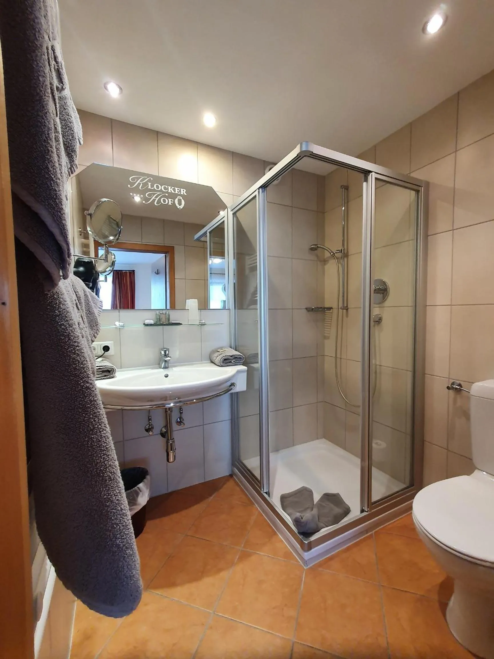 Bathroom in Hotel Klockerhof