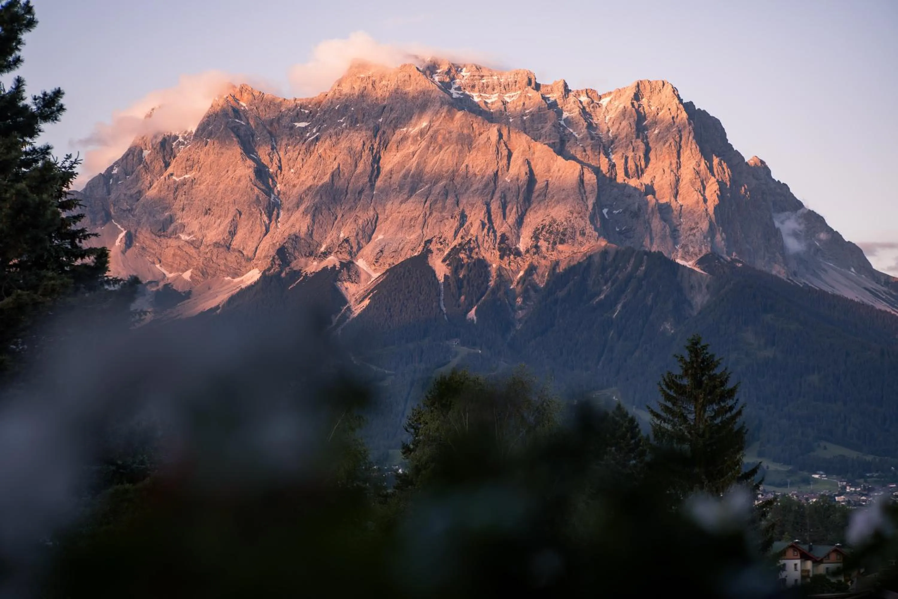 Mountain view in Hotel Klockerhof