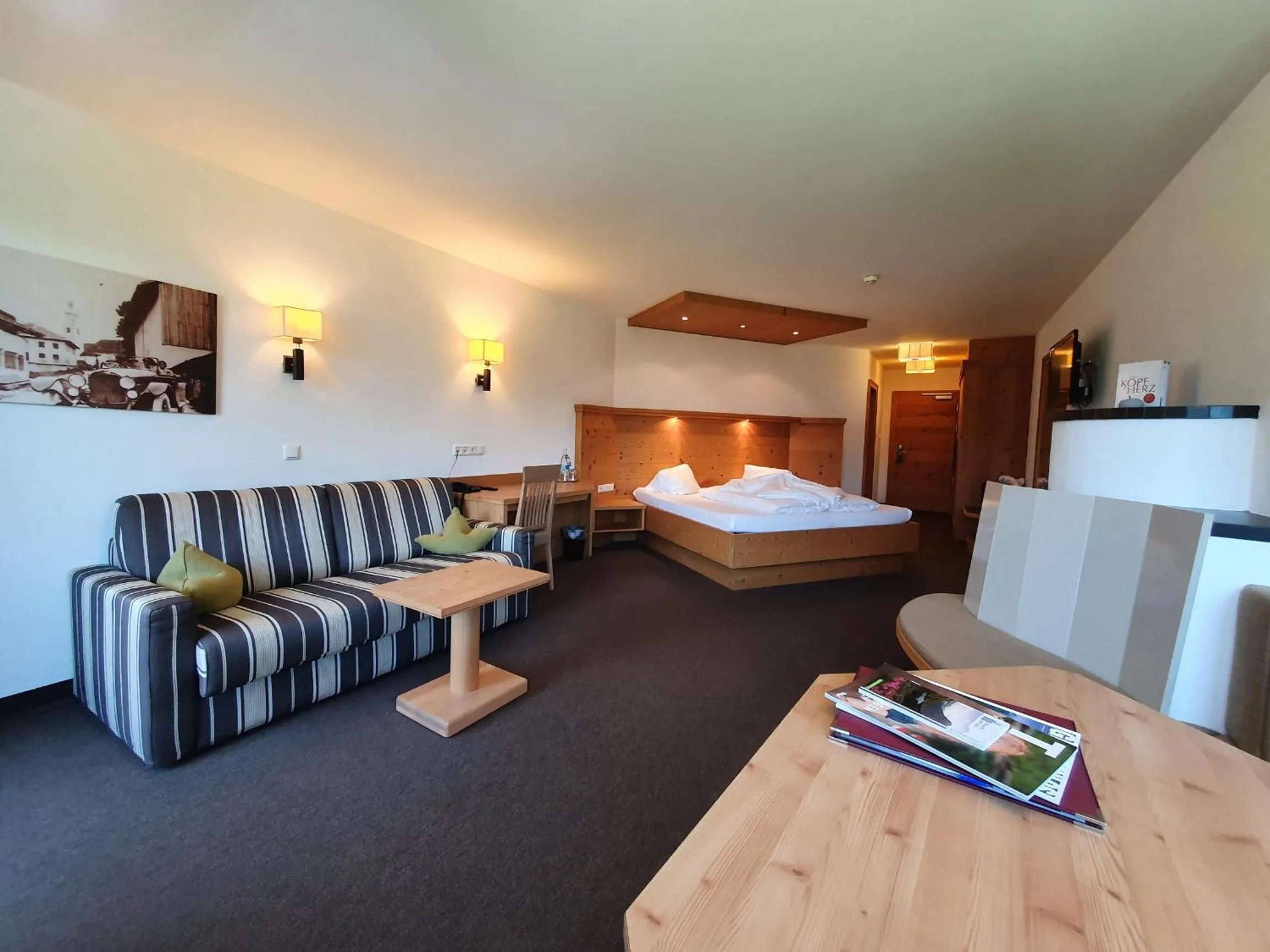 Bed in Hotel Klockerhof