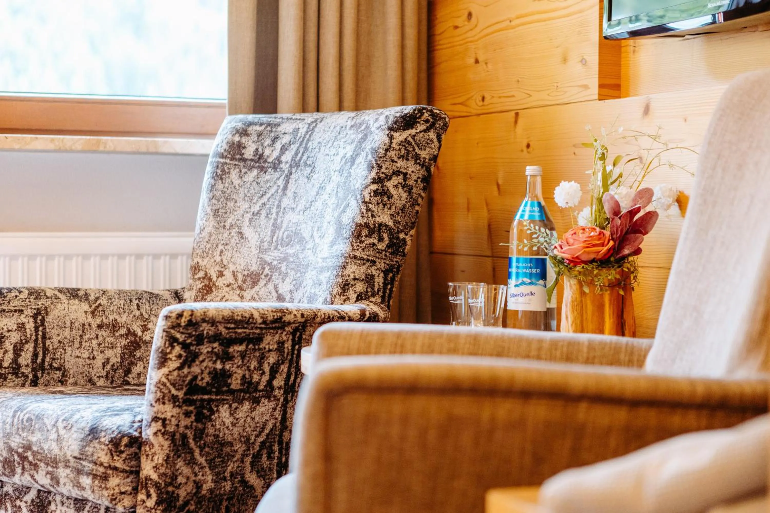 Seating area in Hotel Klockerhof