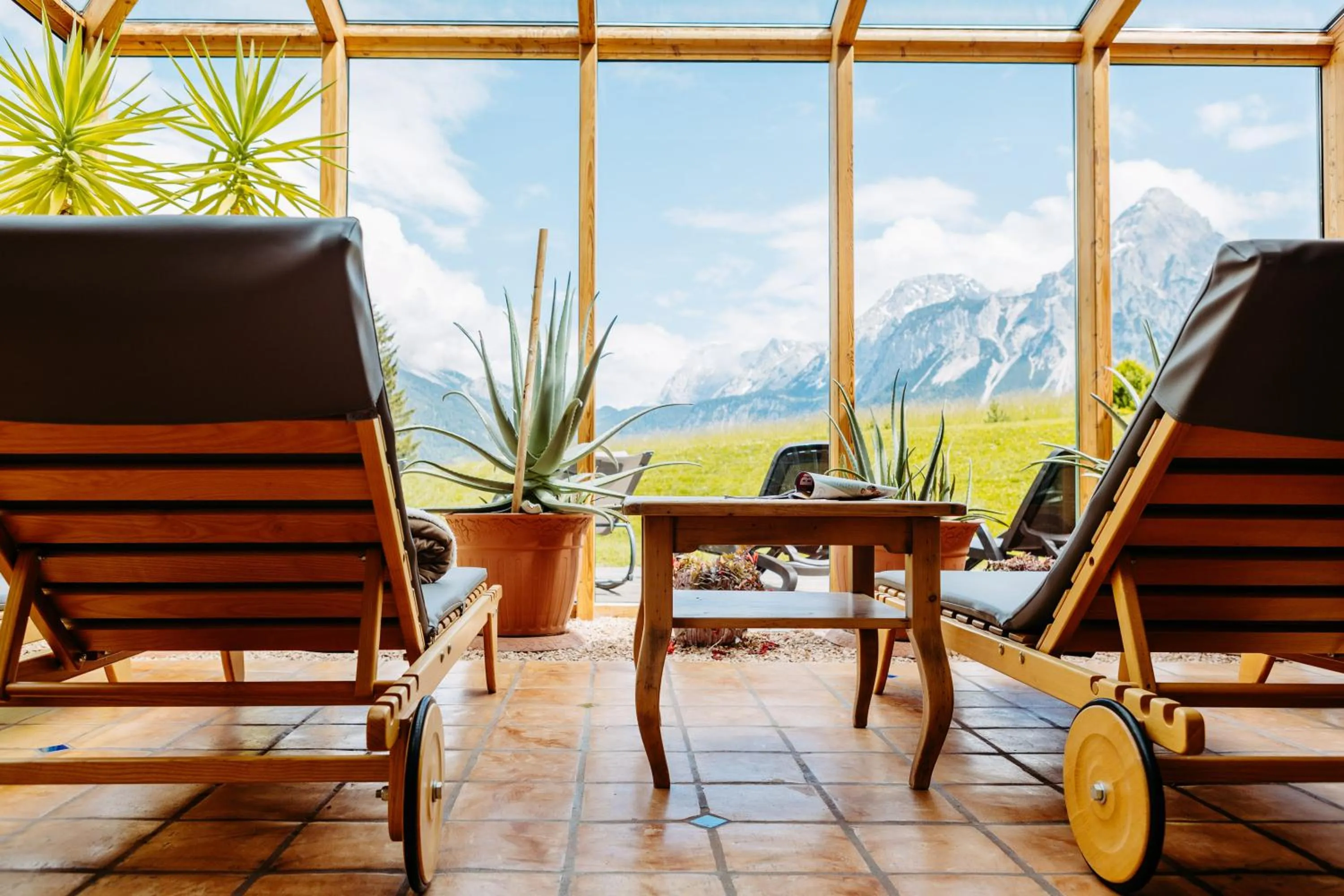 Sauna in Hotel Klockerhof