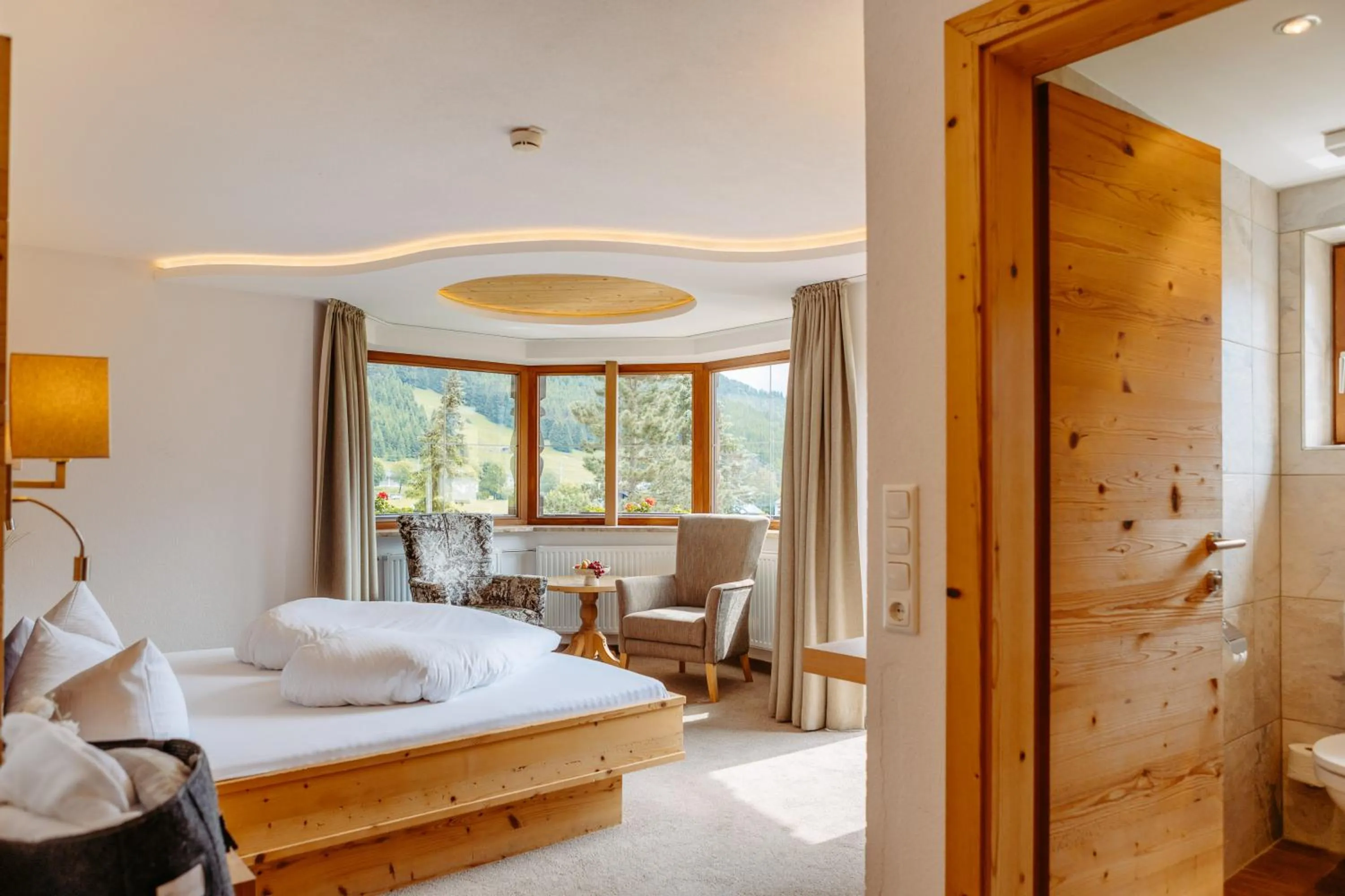 Bed in Hotel Klockerhof