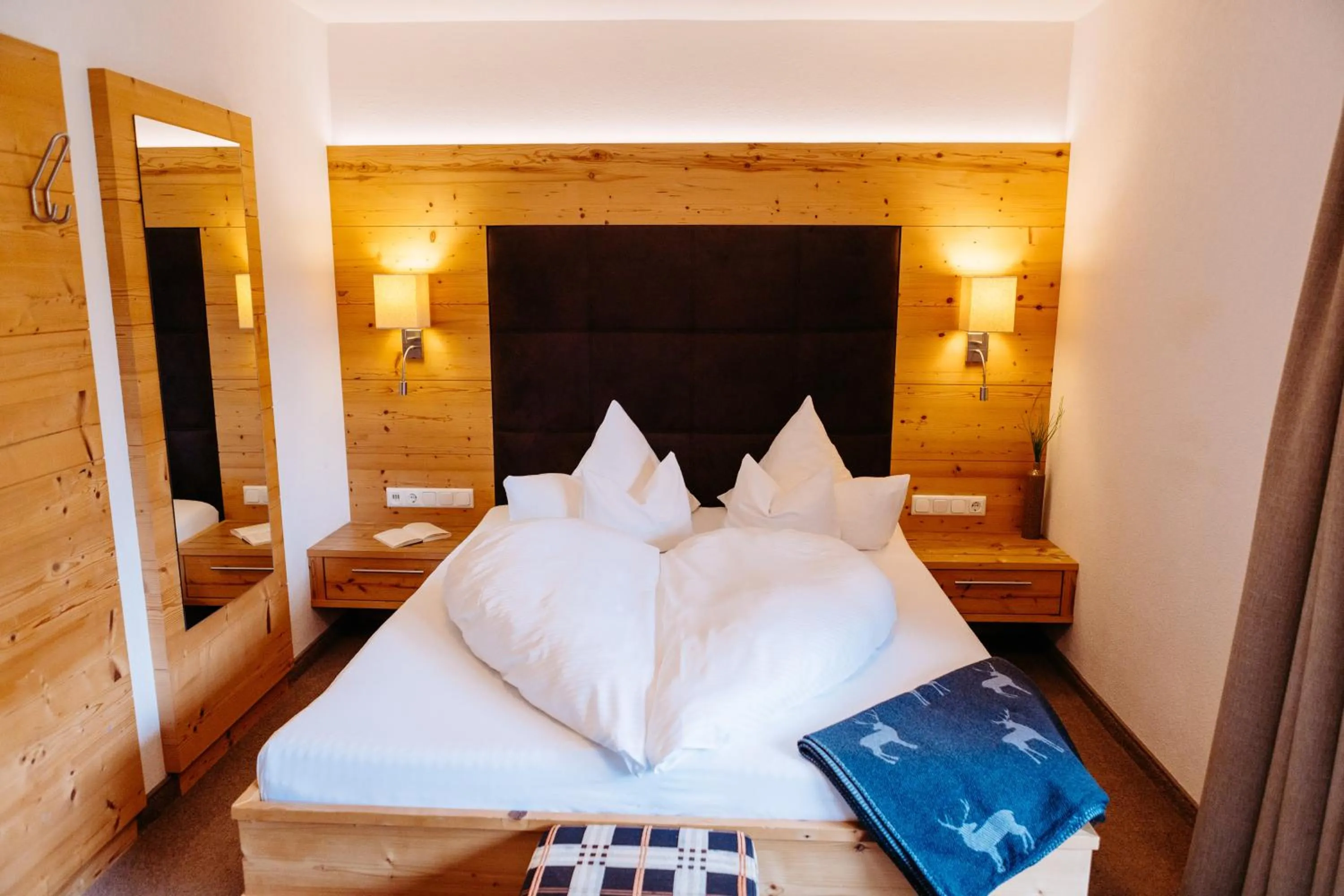 Bed in Hotel Klockerhof