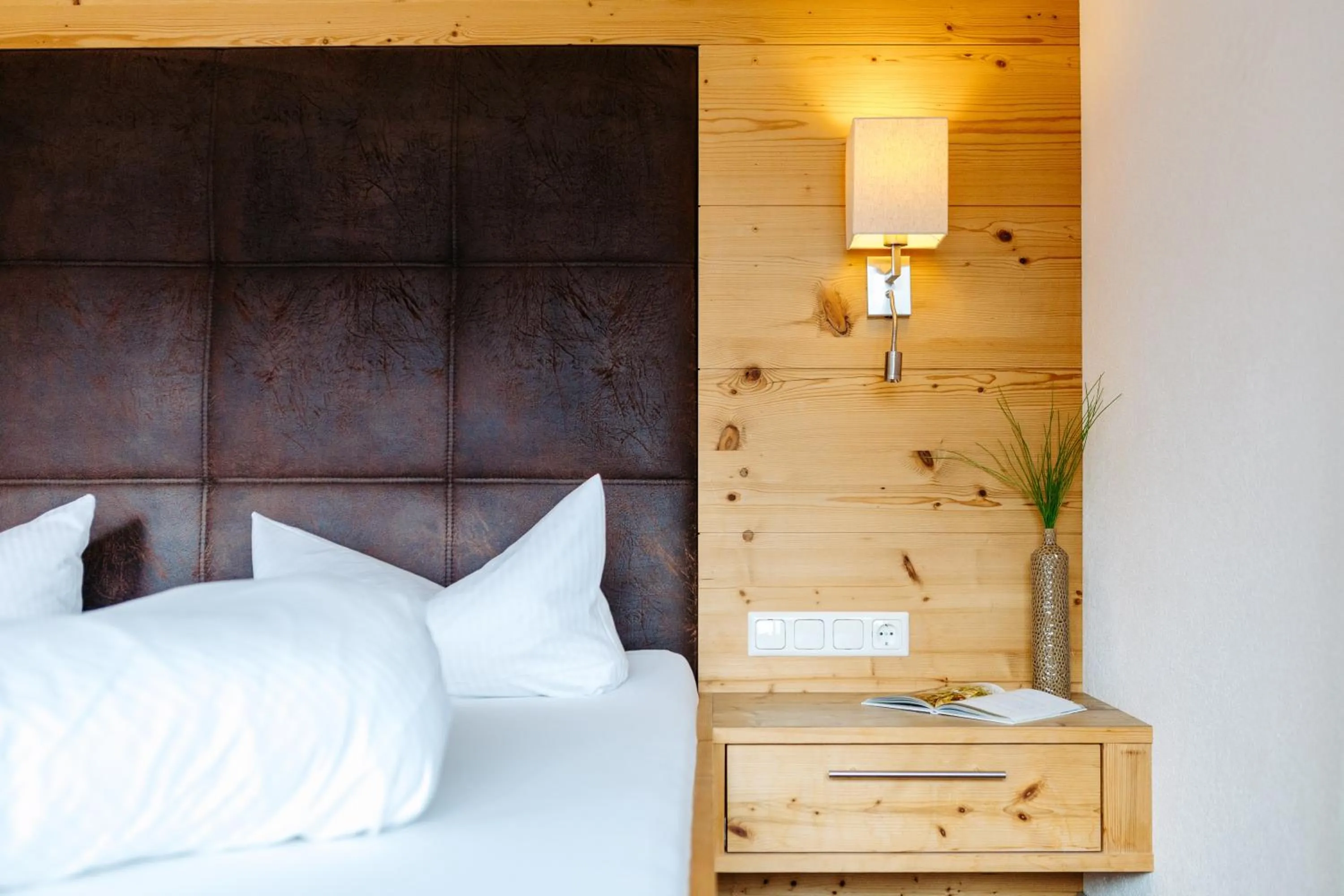 Bed in Hotel Klockerhof