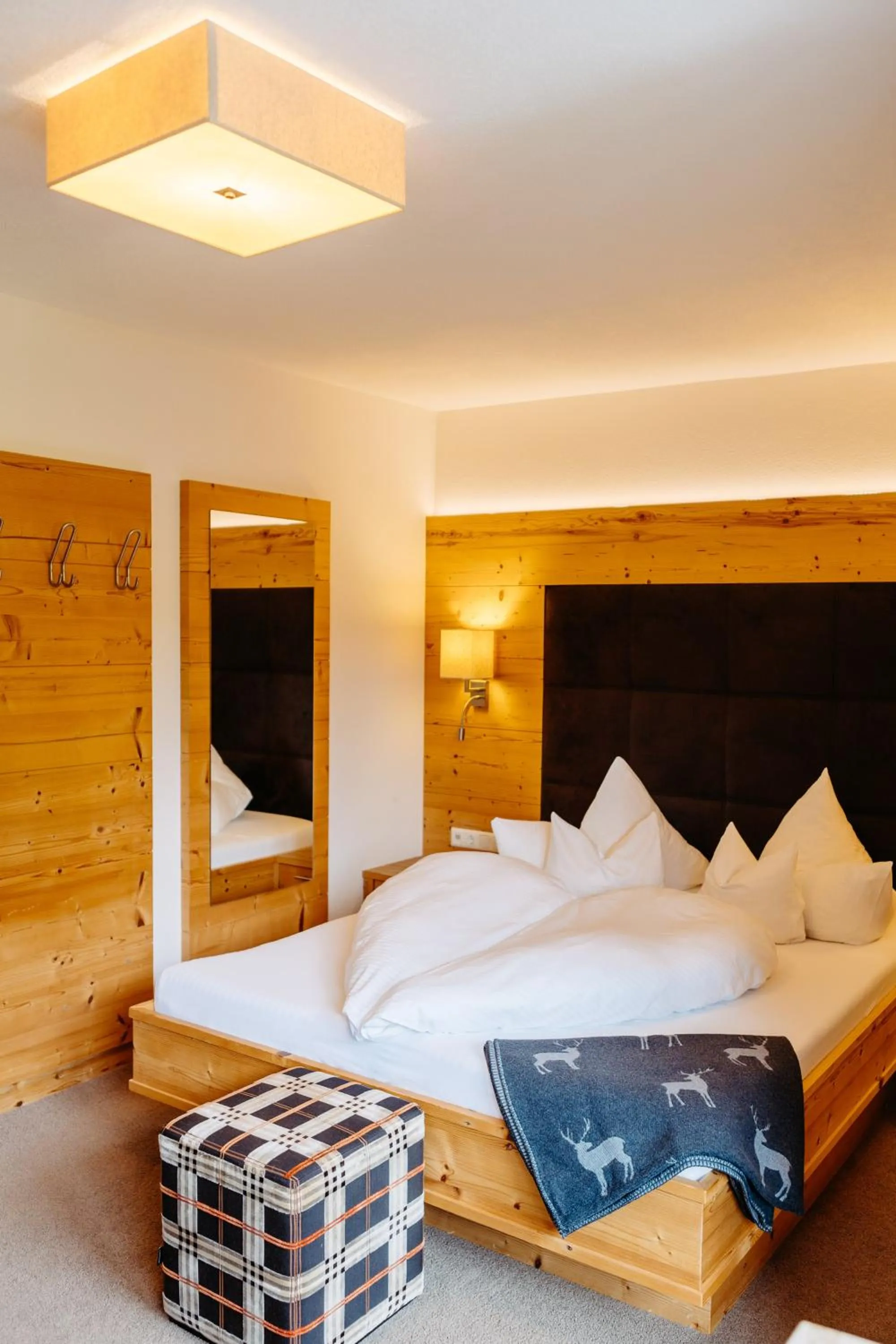 Bed in Hotel Klockerhof