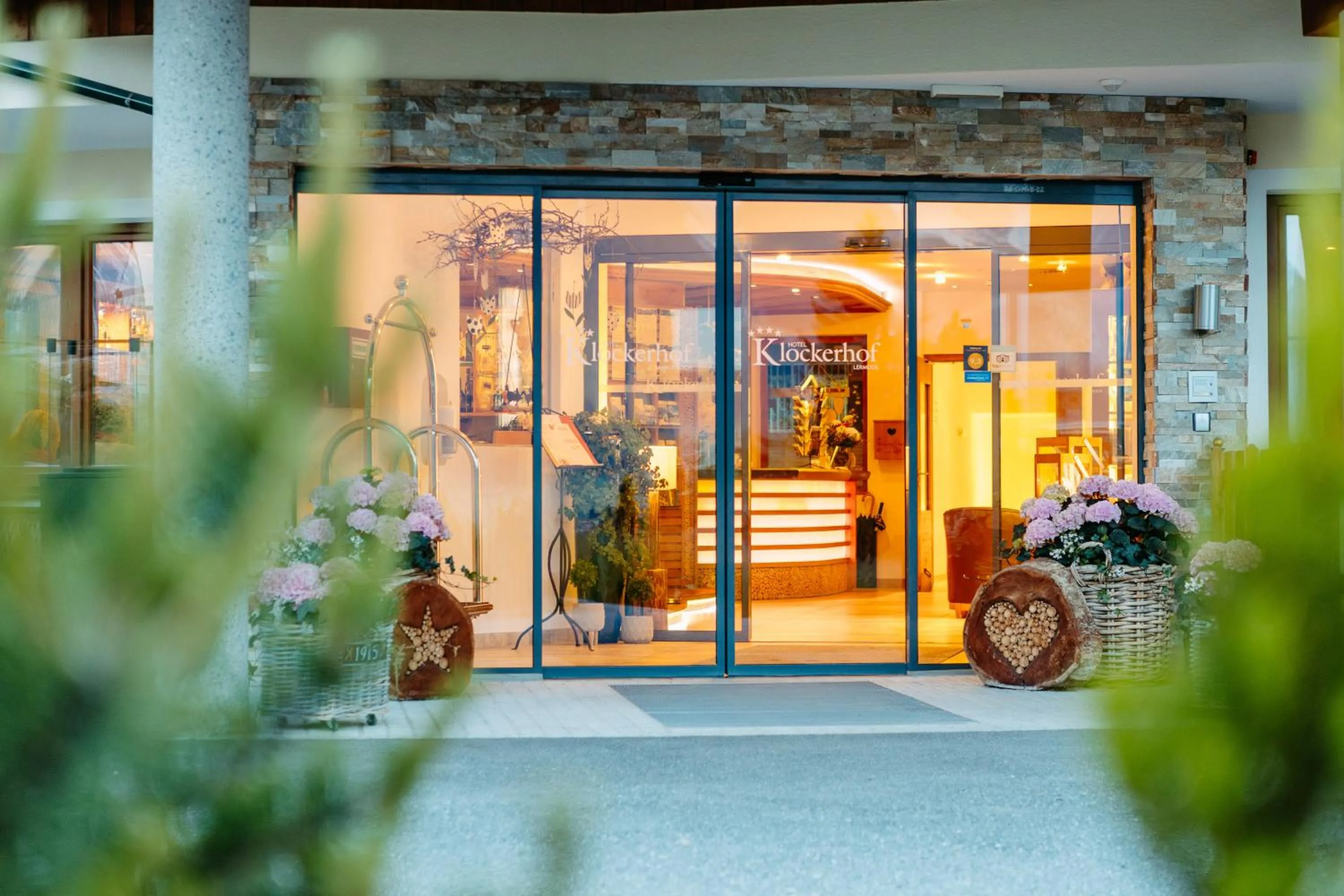 Facade/entrance in Hotel Klockerhof