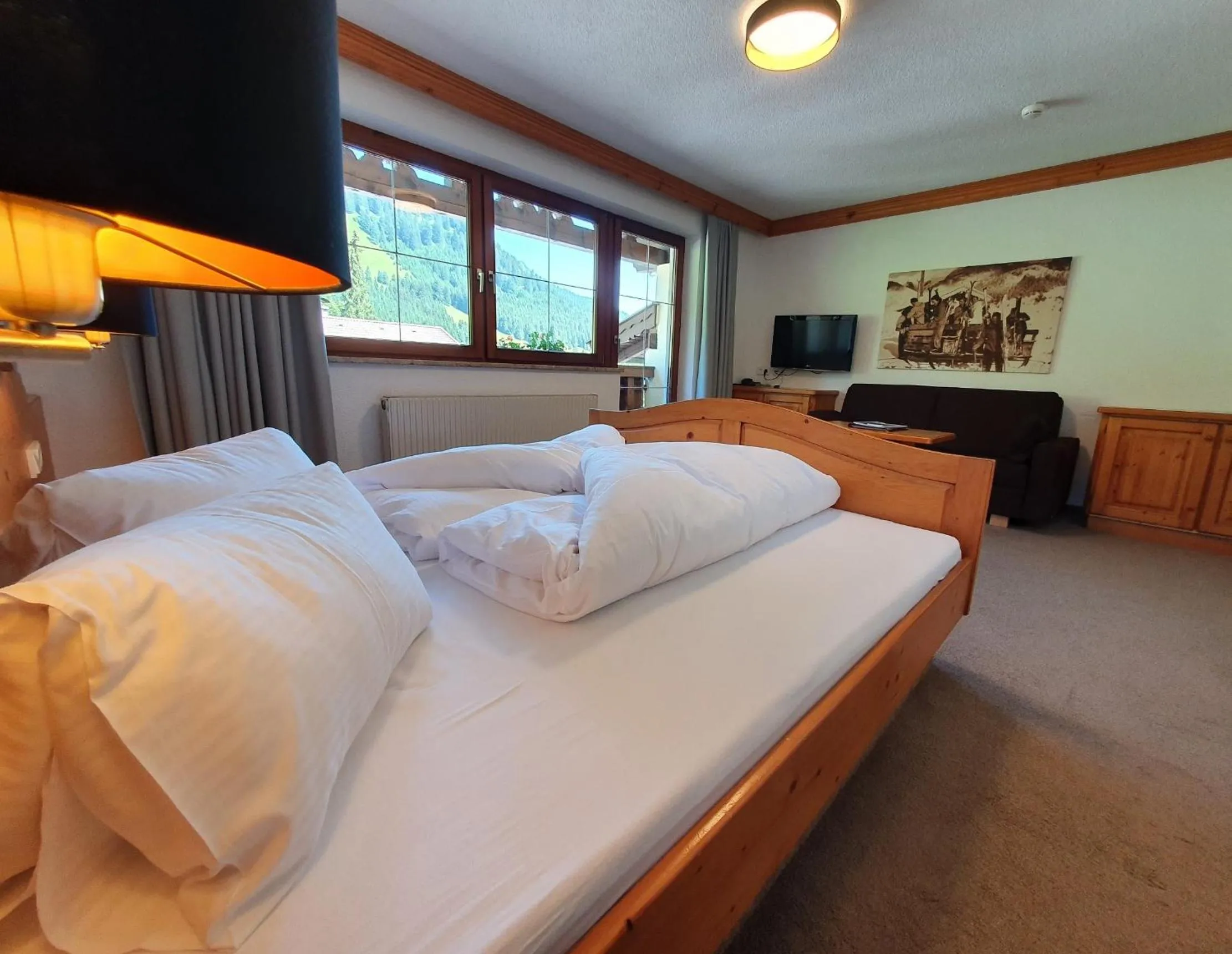 Bed in Hotel Klockerhof