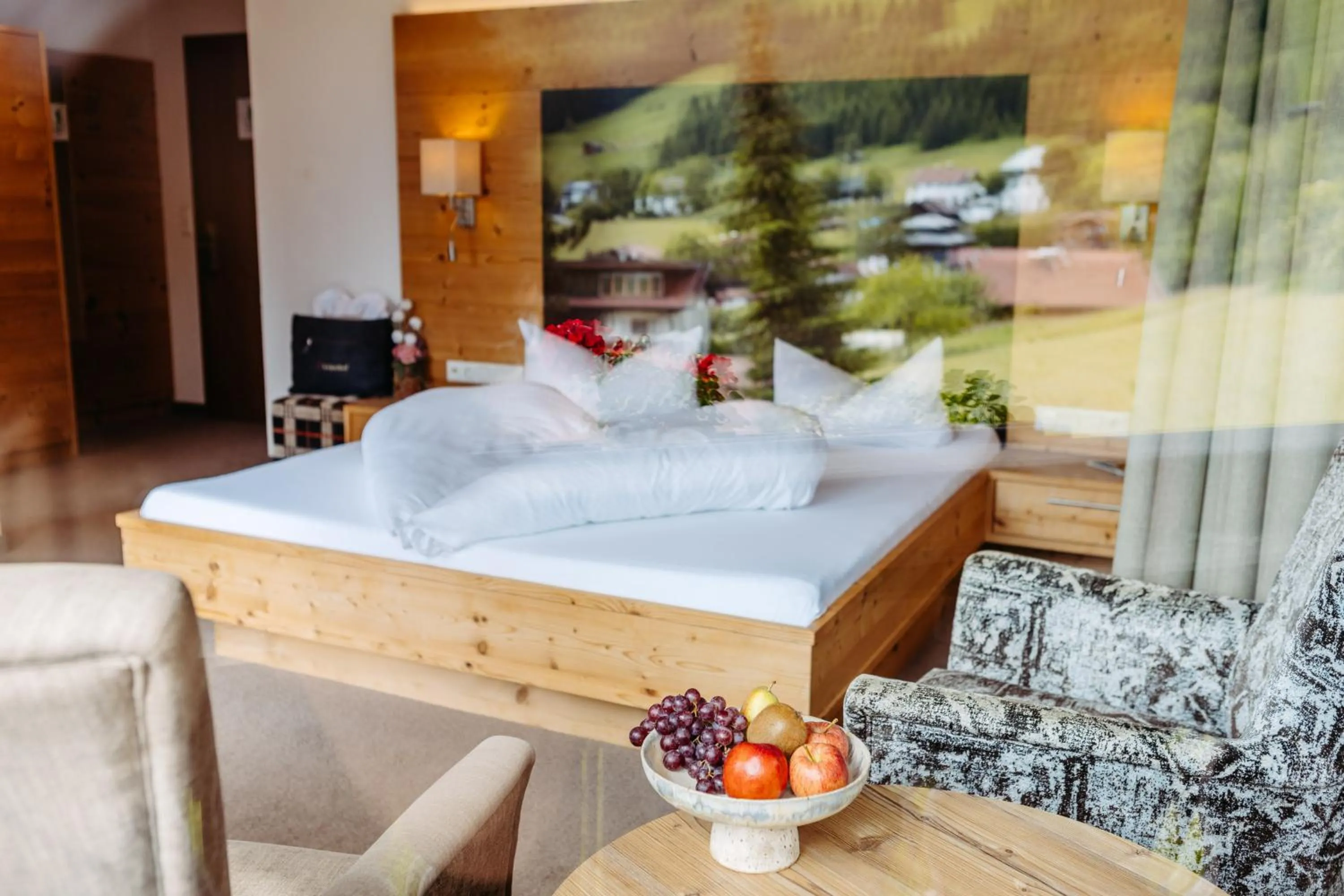 Bed in Hotel Klockerhof