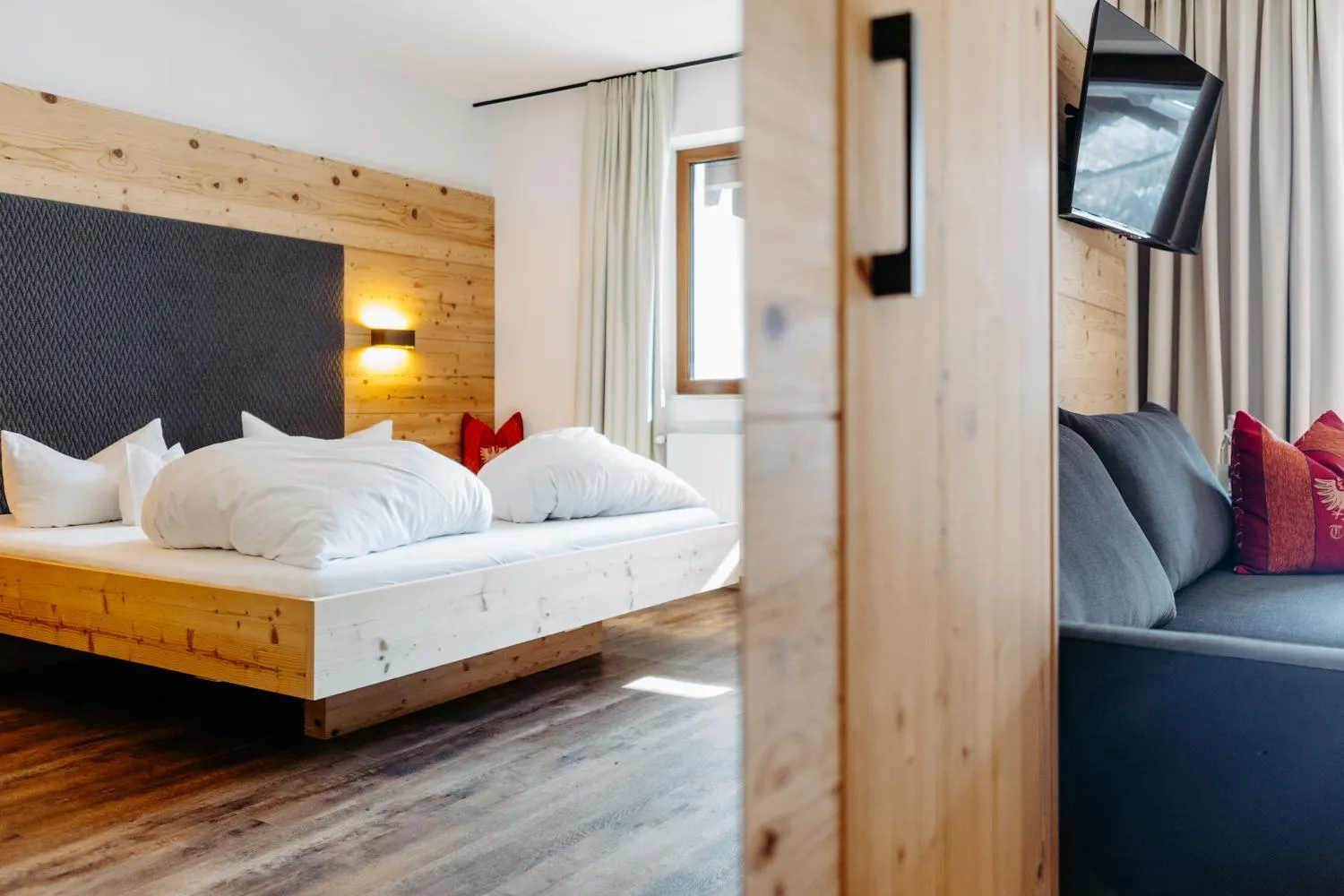 Bed in Hotel Klockerhof