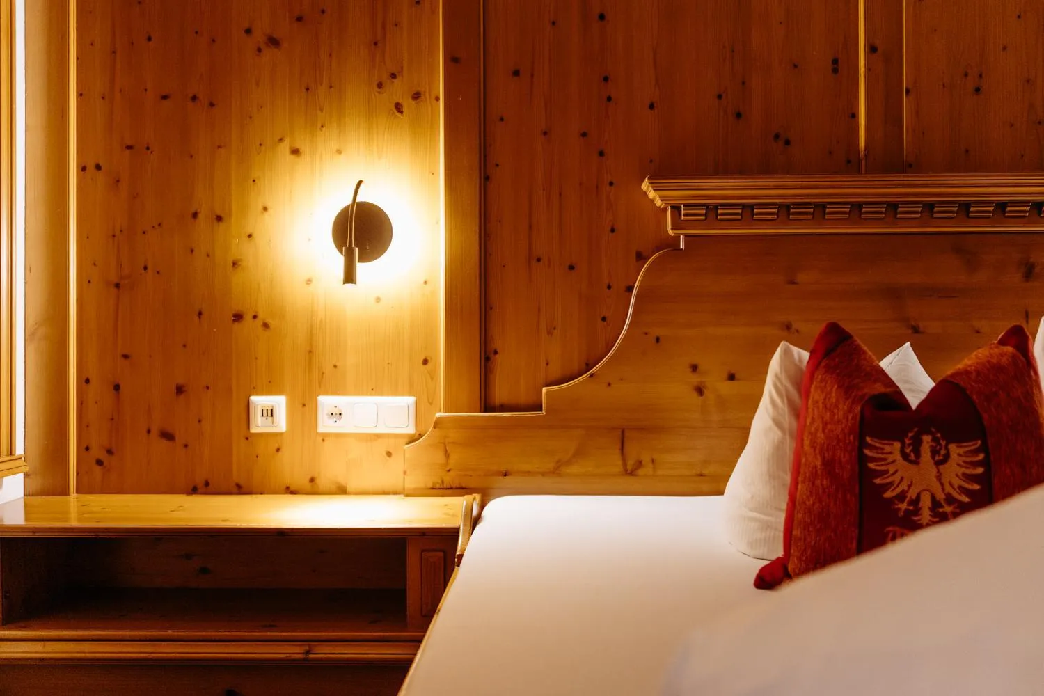 Bed in Hotel Klockerhof