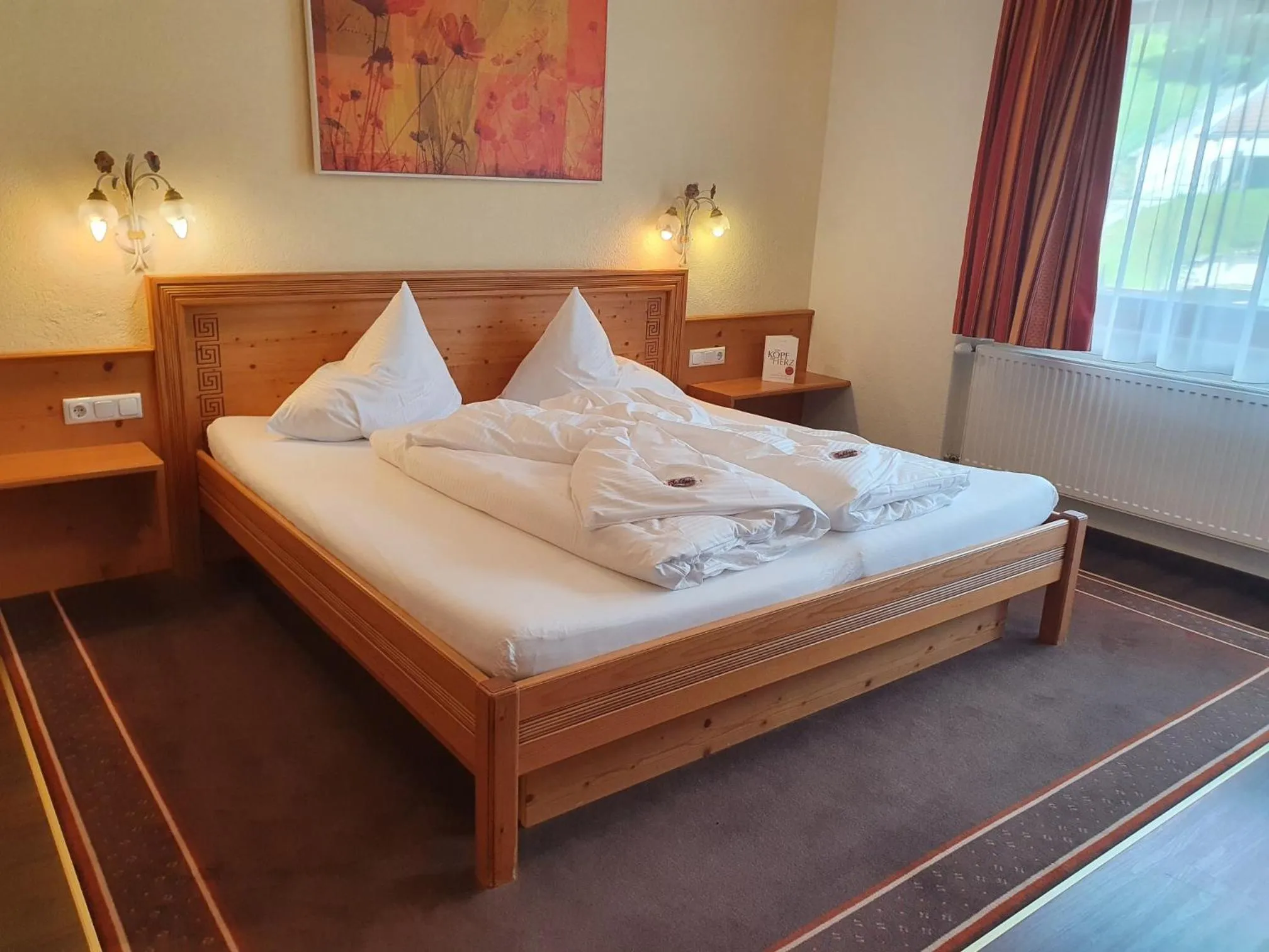 Bed in Hotel Klockerhof