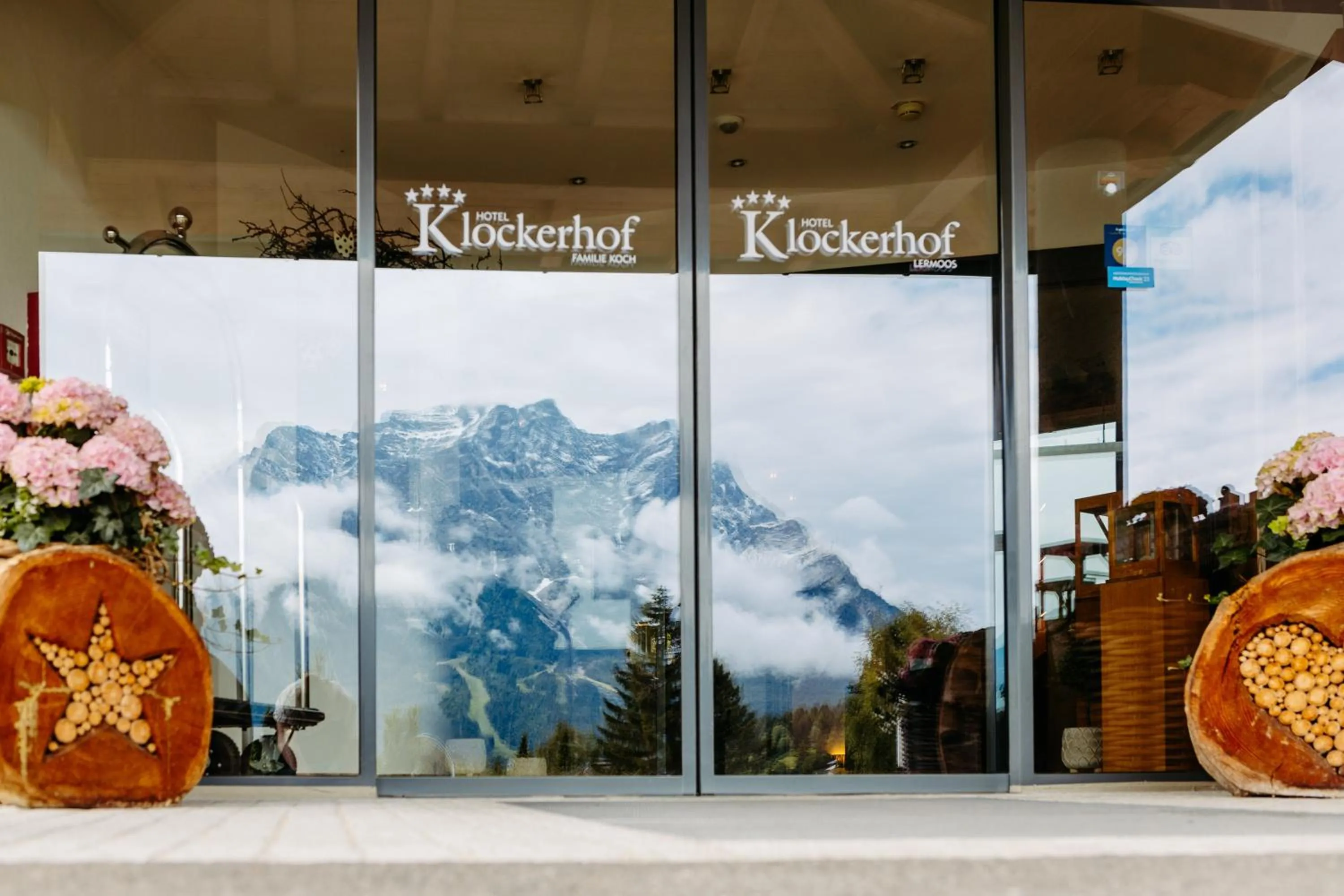 Mountain view in Hotel Klockerhof