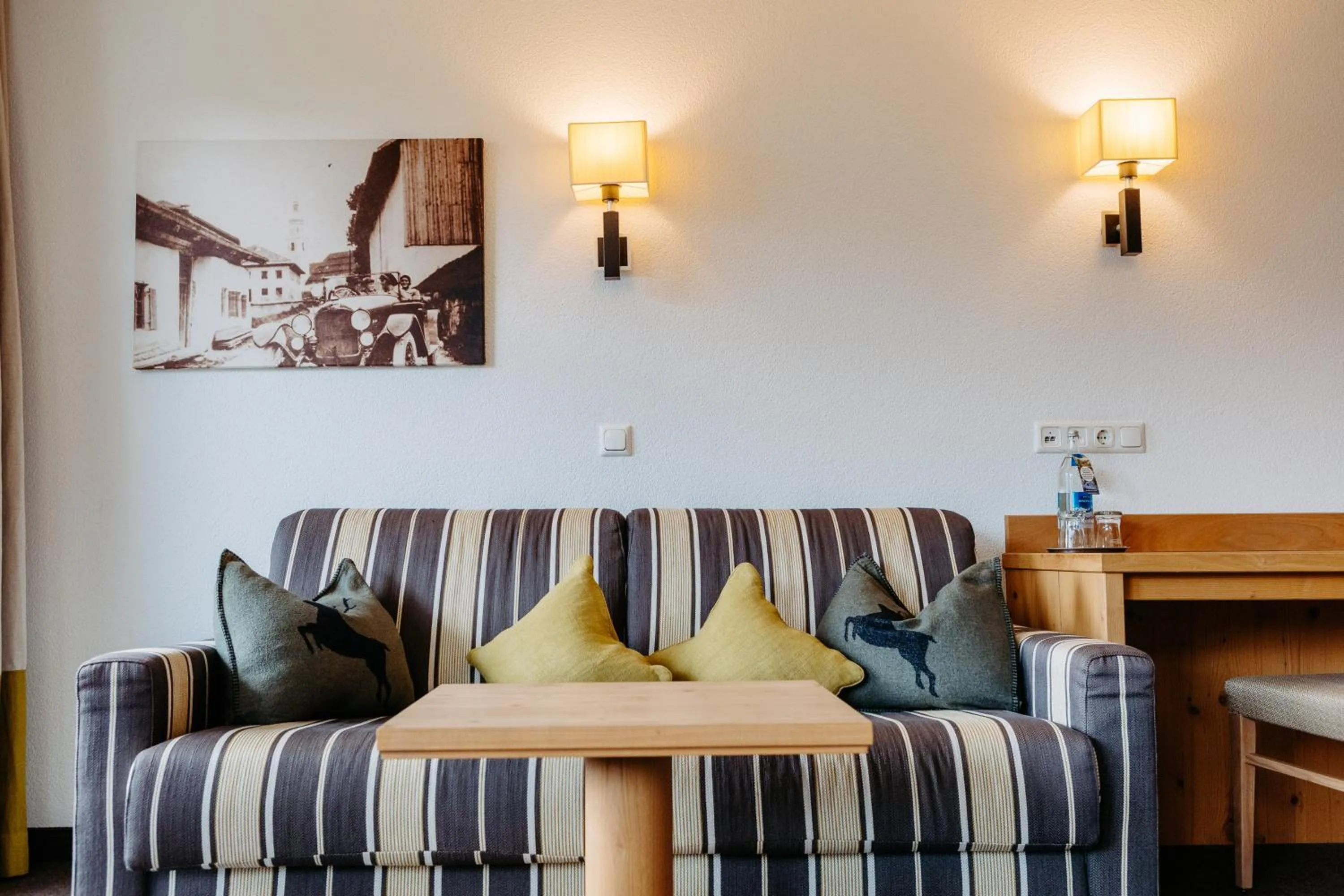 Seating area in Hotel Klockerhof