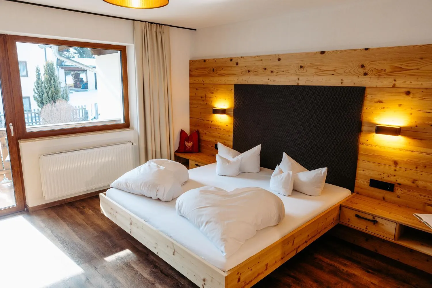 Bed in Hotel Klockerhof