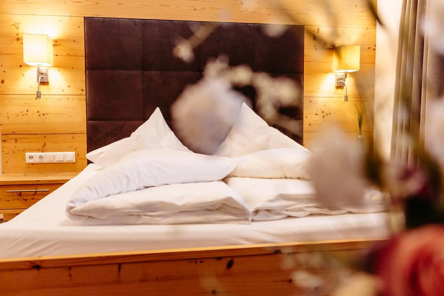 Bed in Hotel Klockerhof